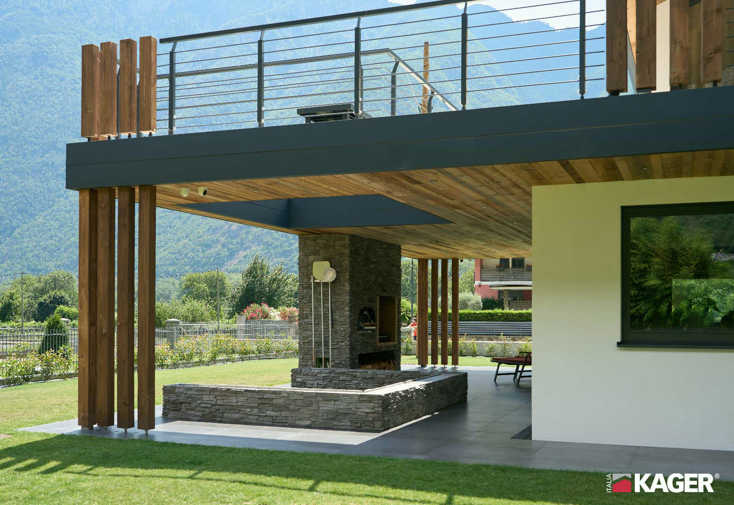 Villa im Aostatal – Architektur und Außenansicht