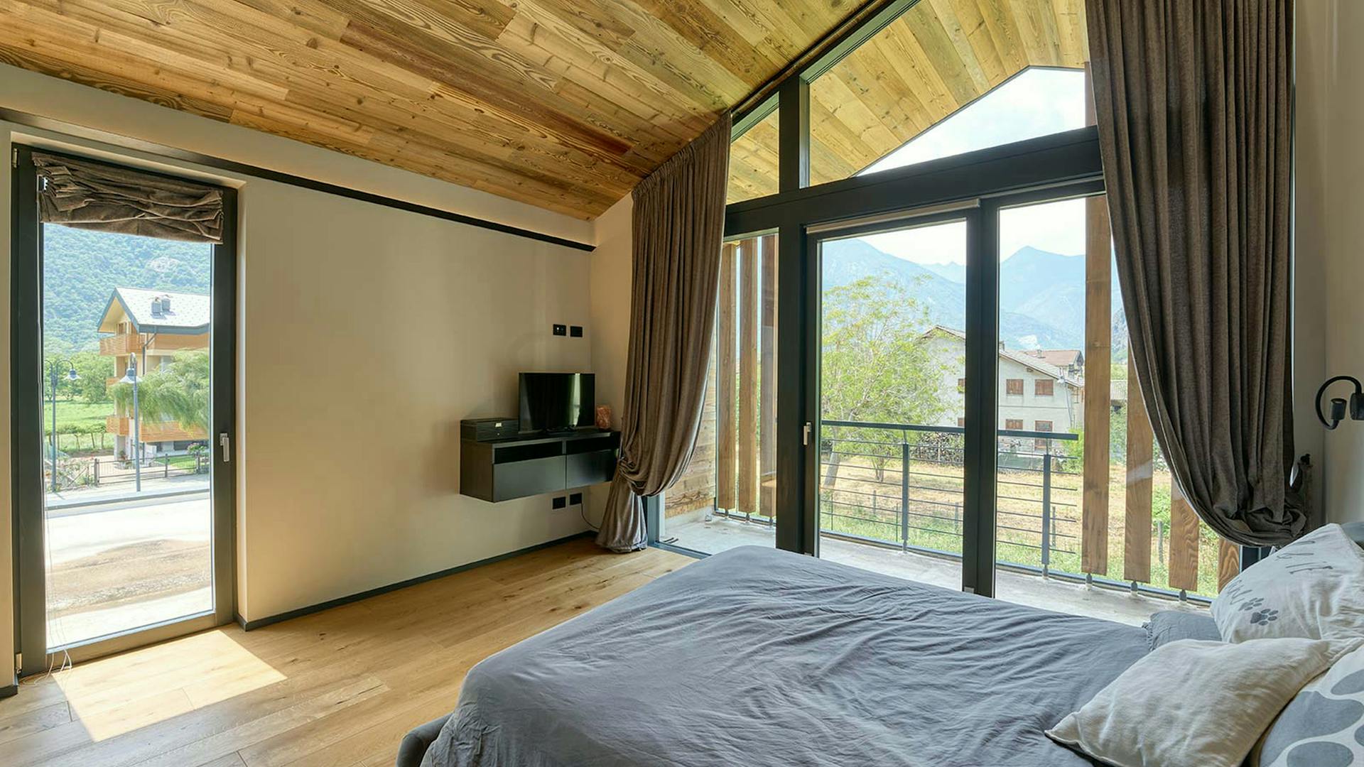 Schlafzimmer mit Aussicht