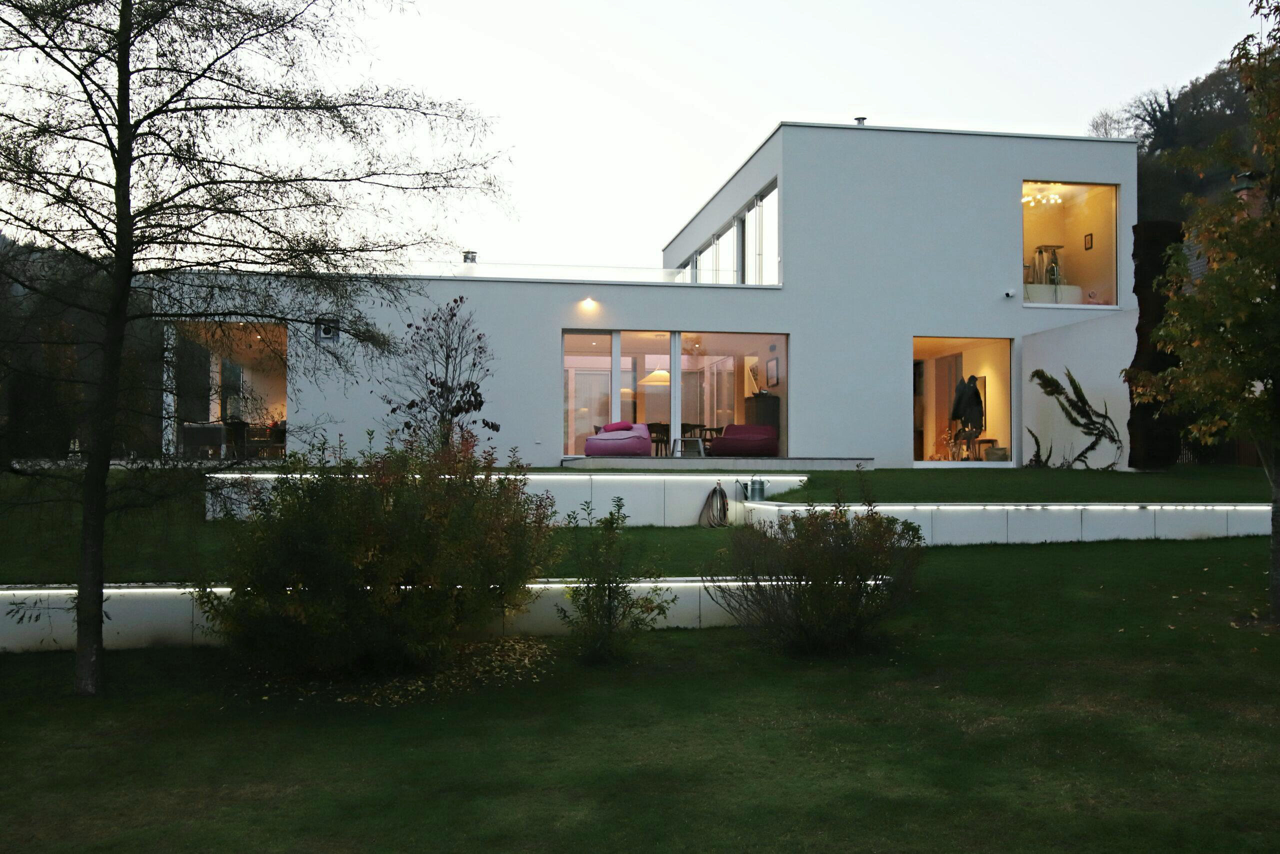 Timber-and-glass house