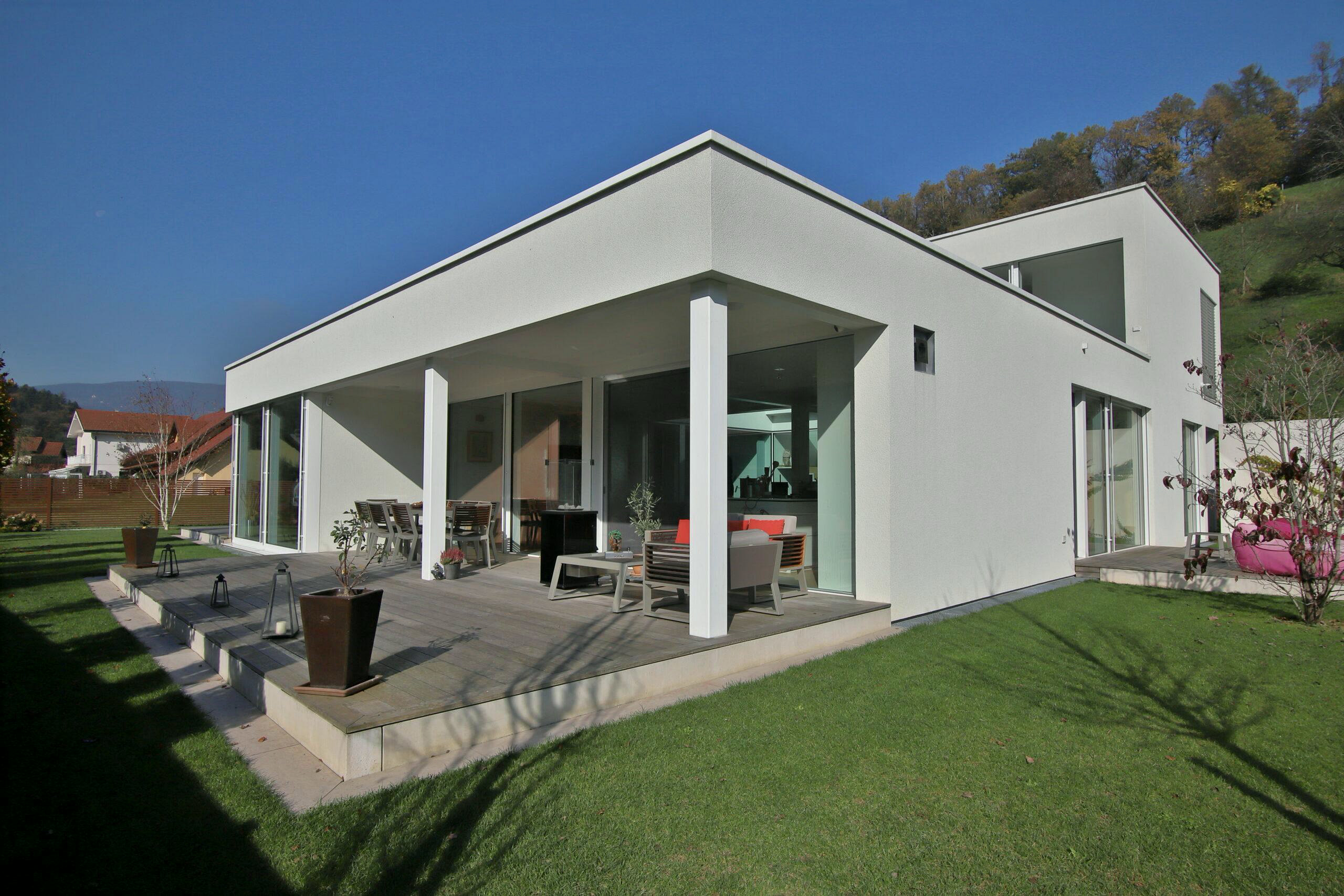 Timber-and-glass house