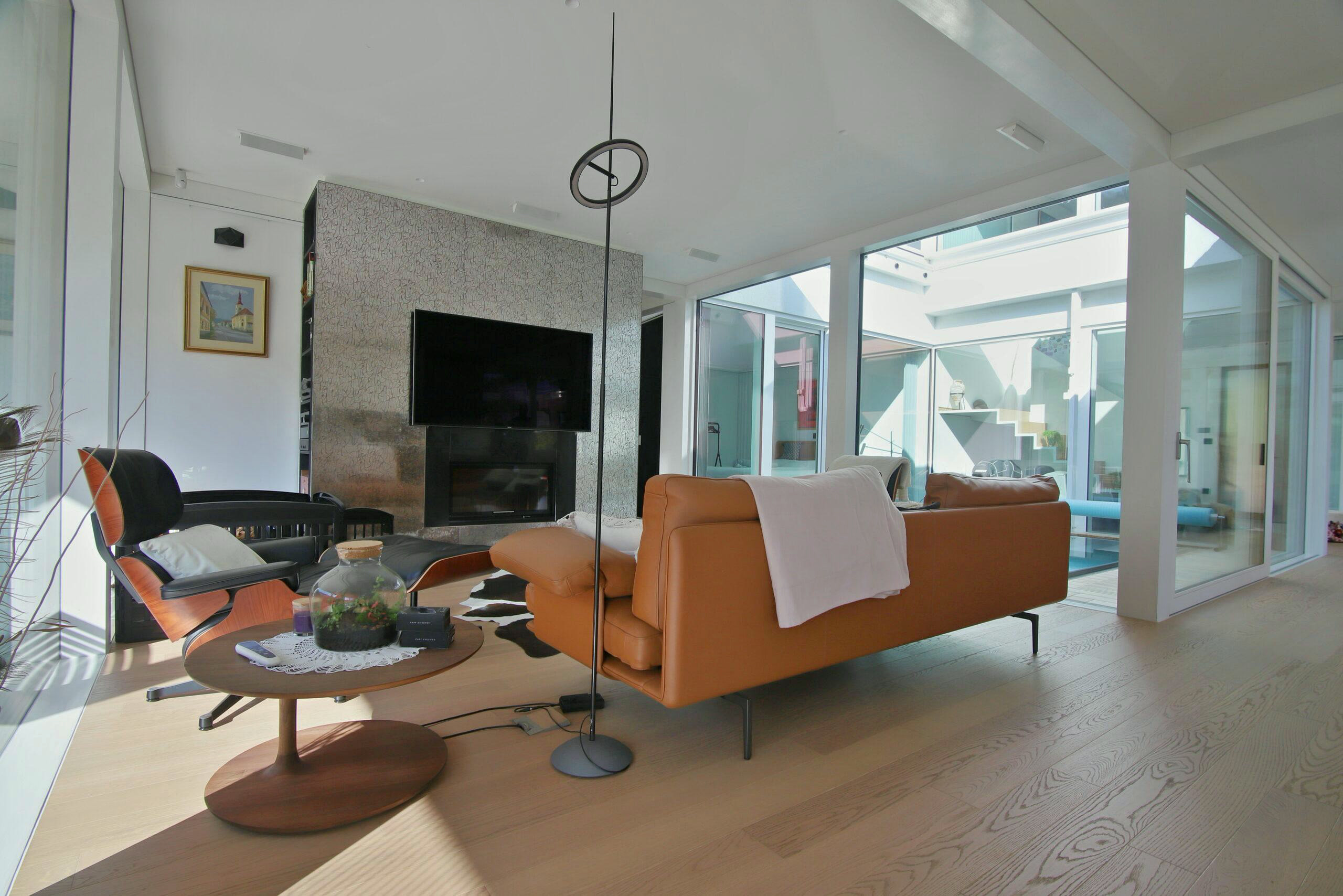 Open-plan living area
