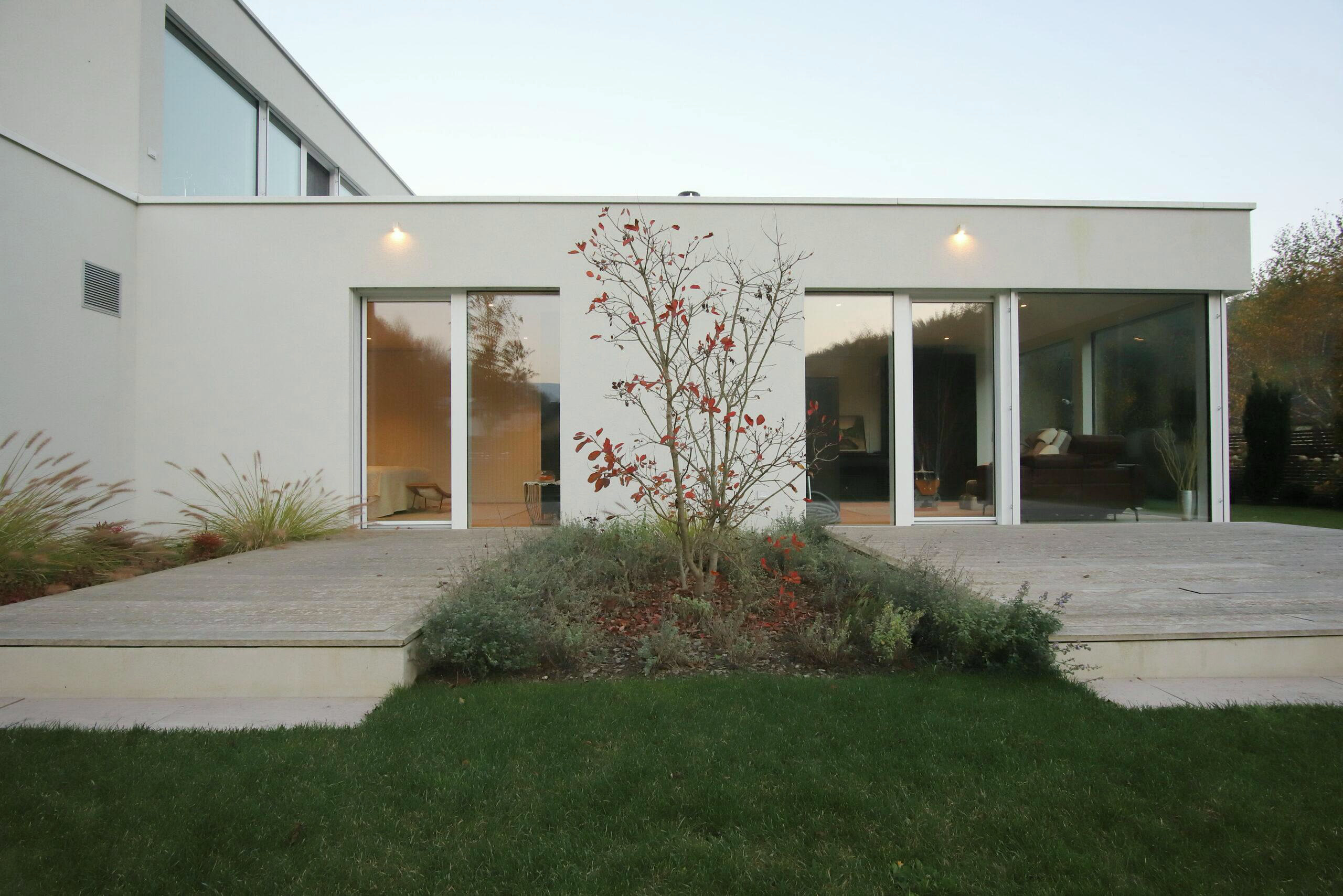 Timber-and-glass house