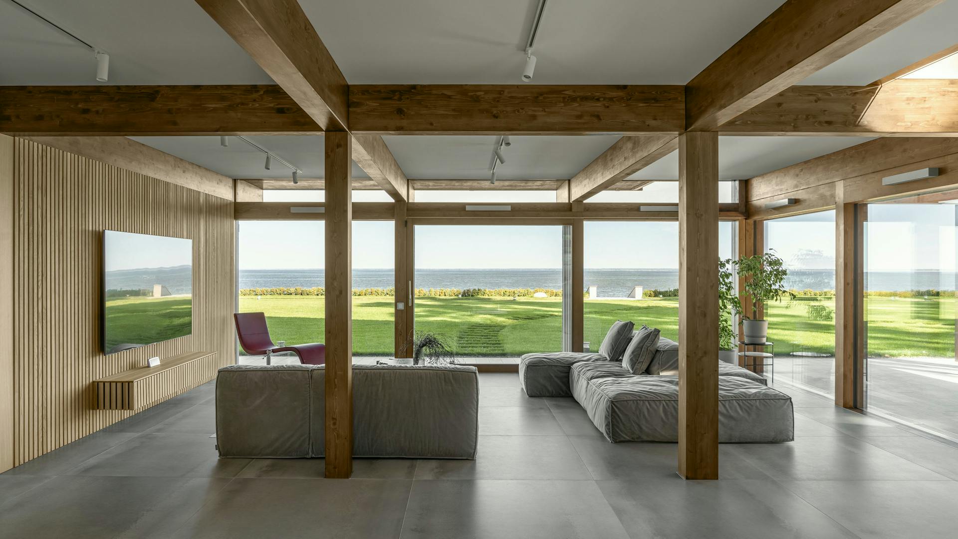 Open-plan living area