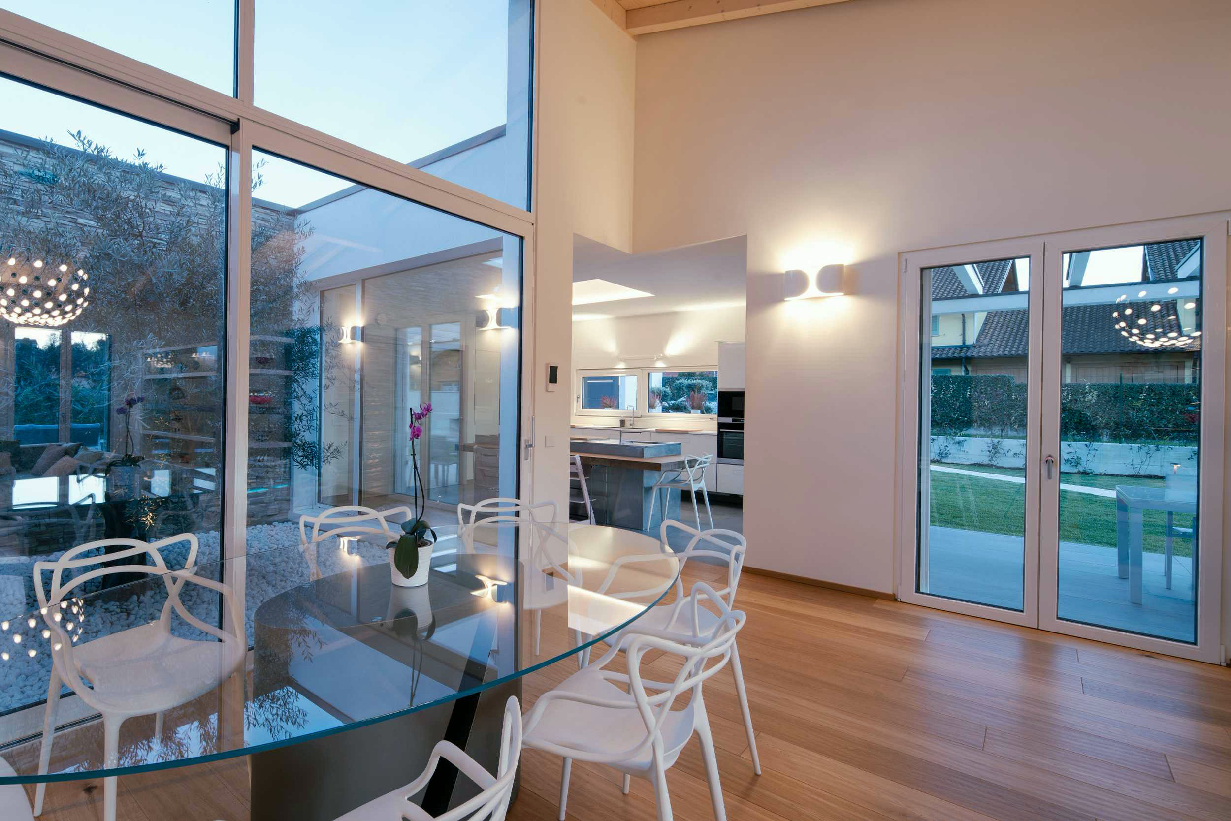 Open-plan living area