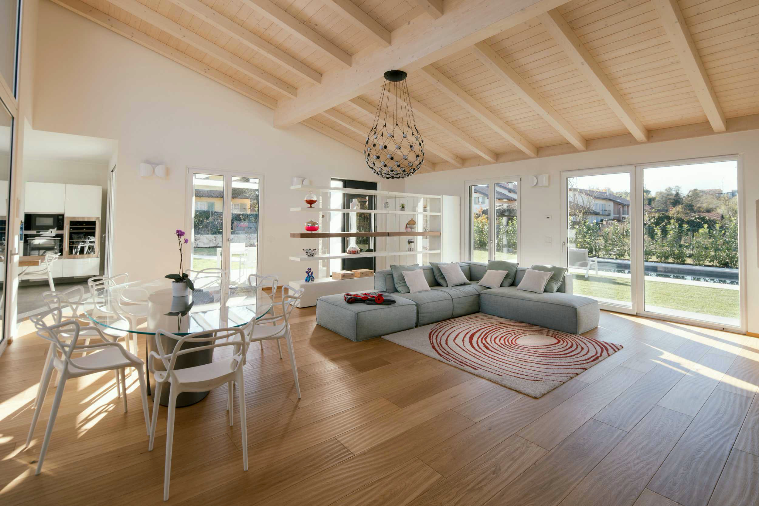 Open-plan living area
