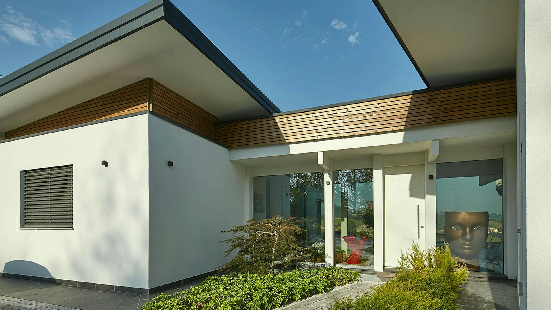 Timber-and-glass house