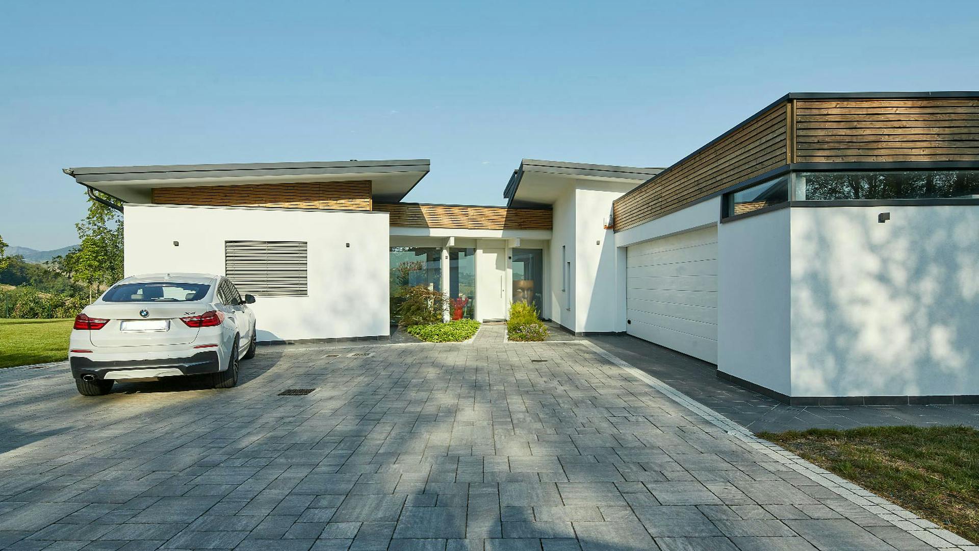 Timber-and-glass house