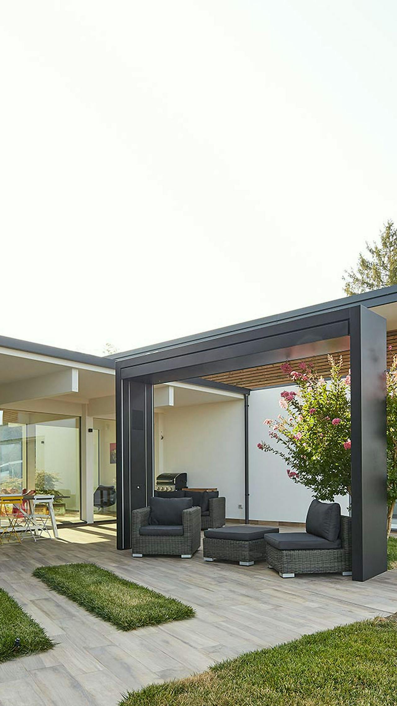 Timber-and-glass house