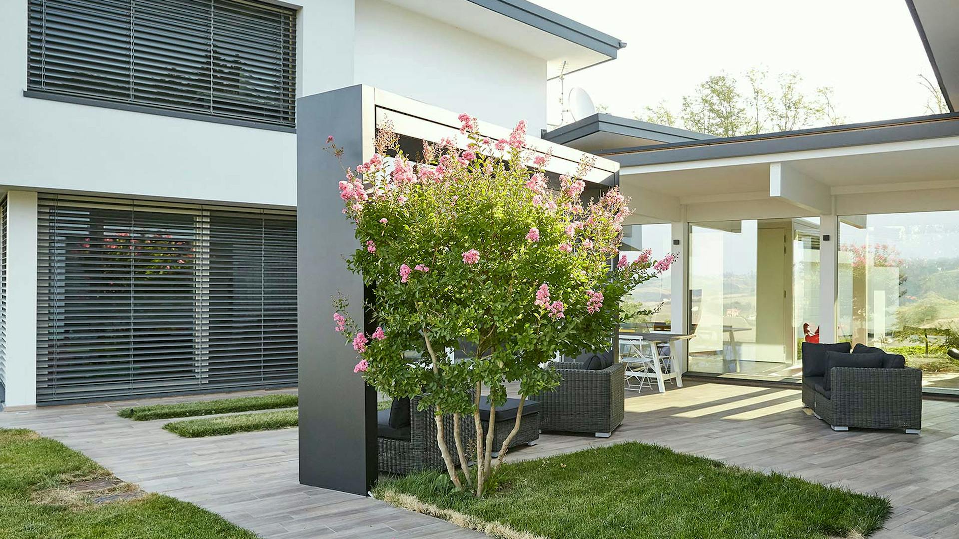 Timber-and-glass house