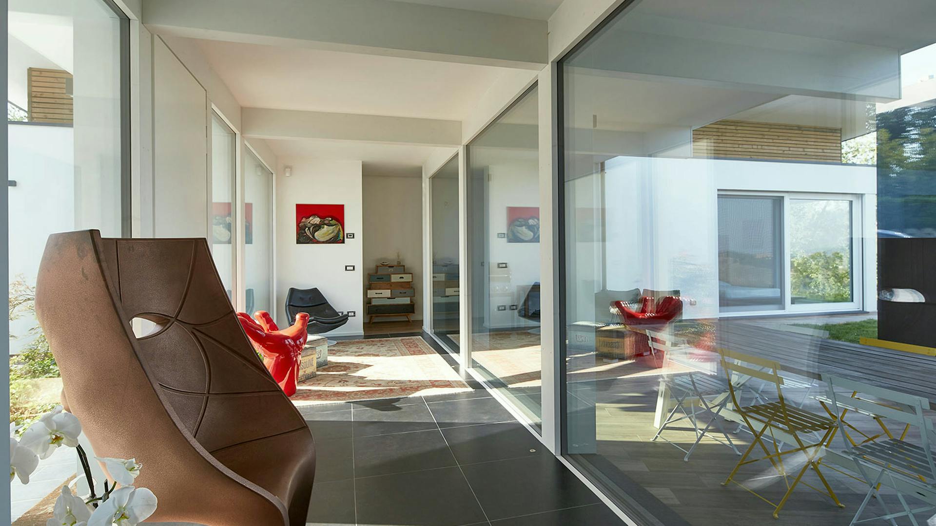 Open-plan living area