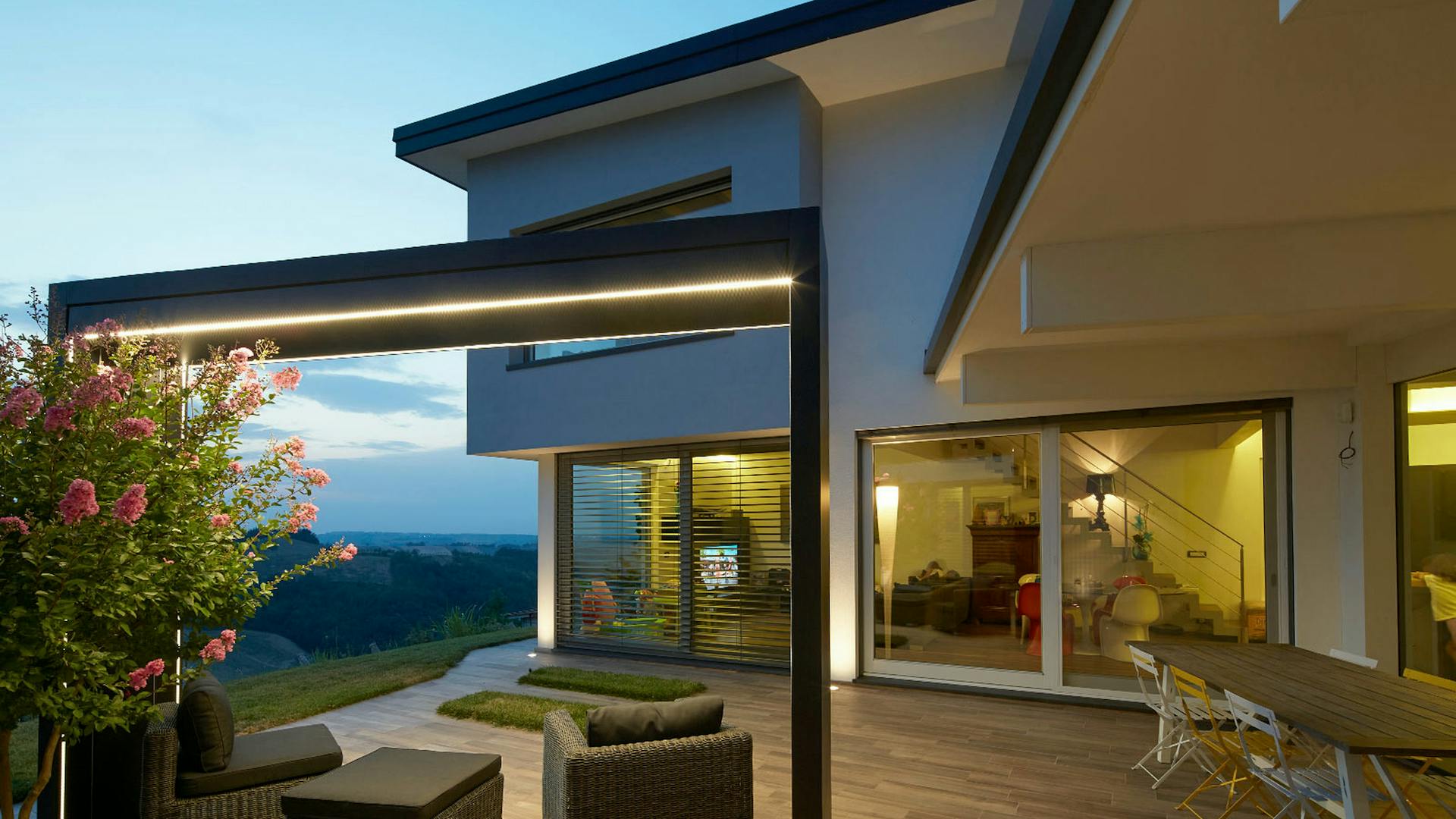 Timber-and-glass house