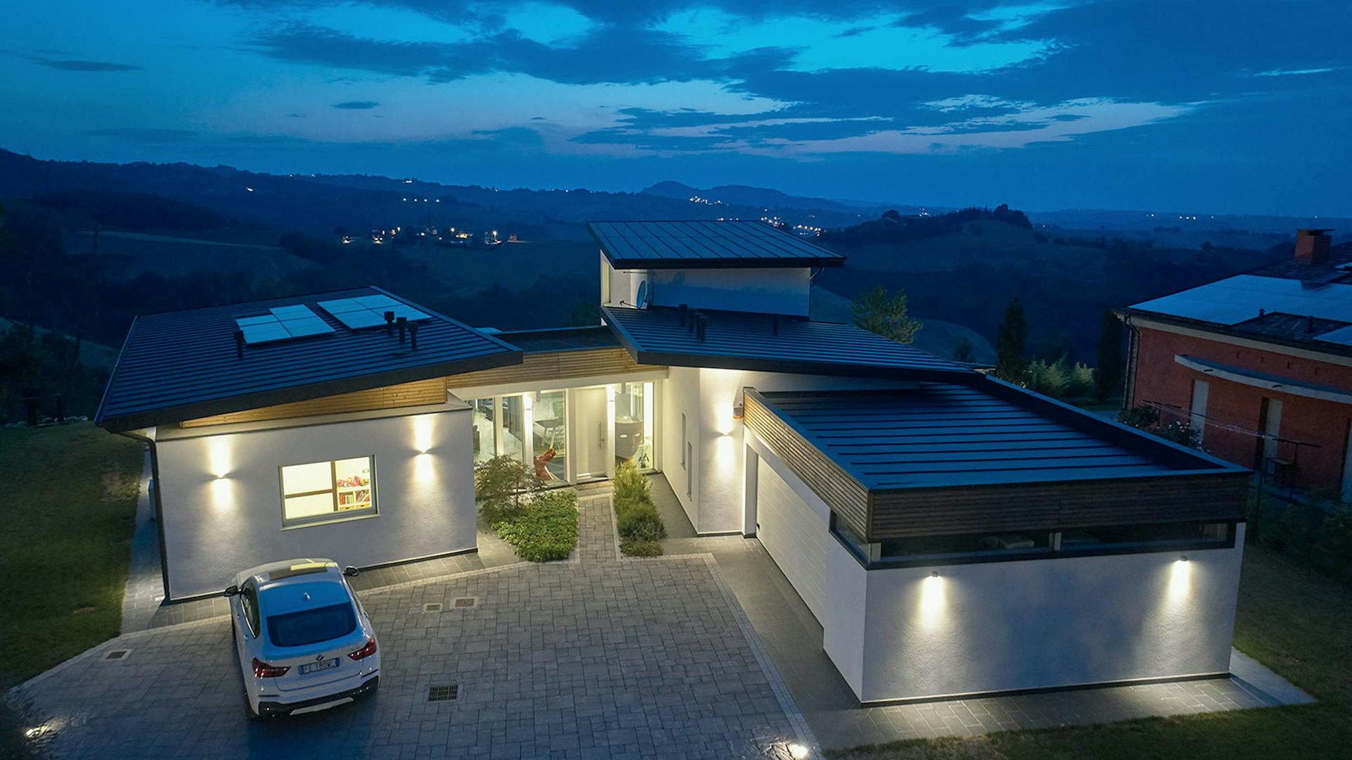 Timber-and-glass house