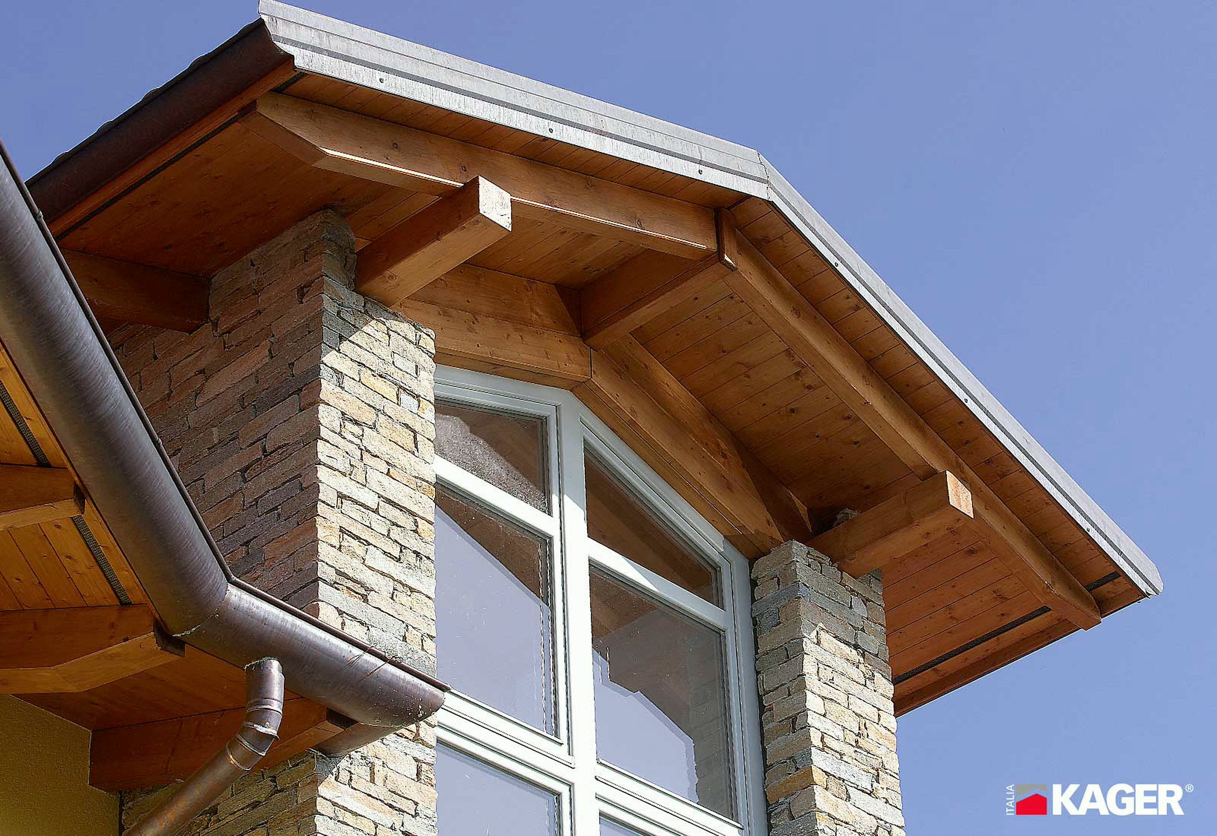 Holz-Glas-Haus
