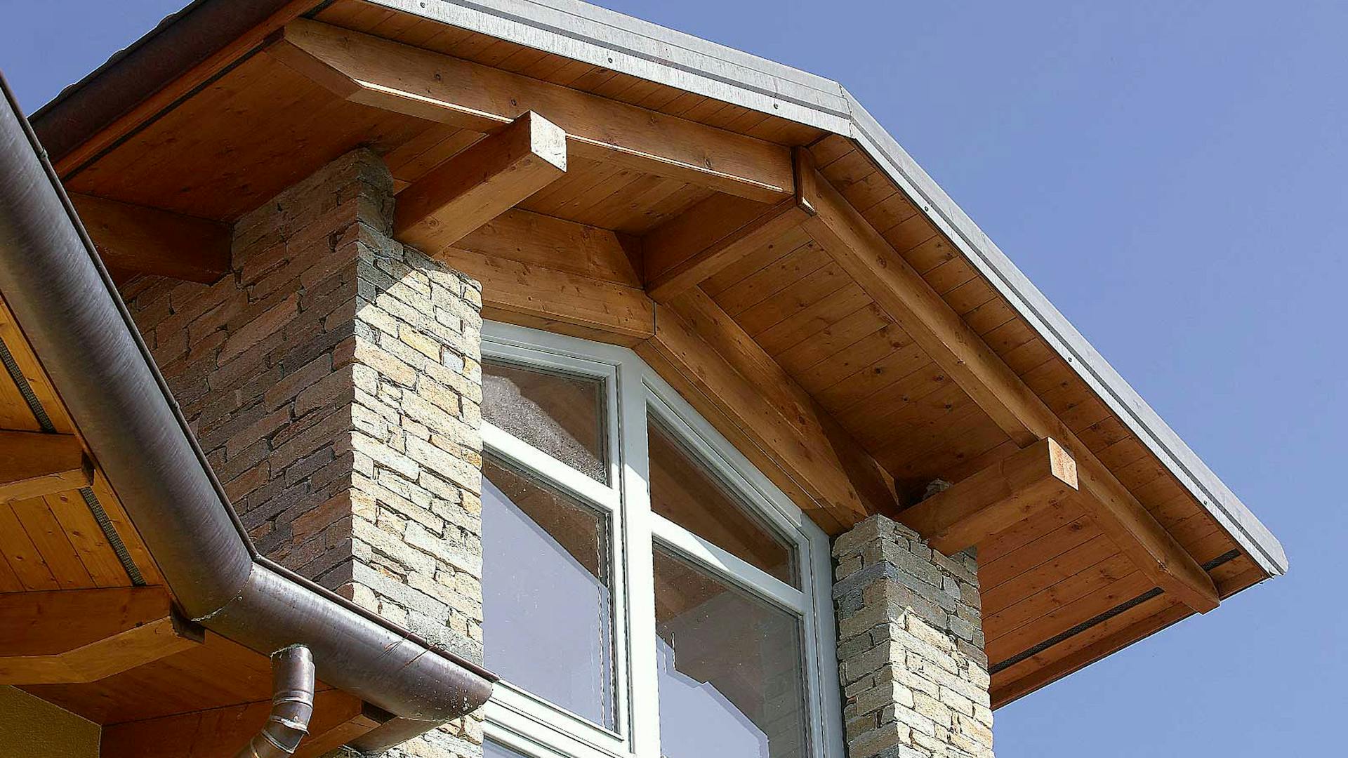 Holz-Glas-Haus