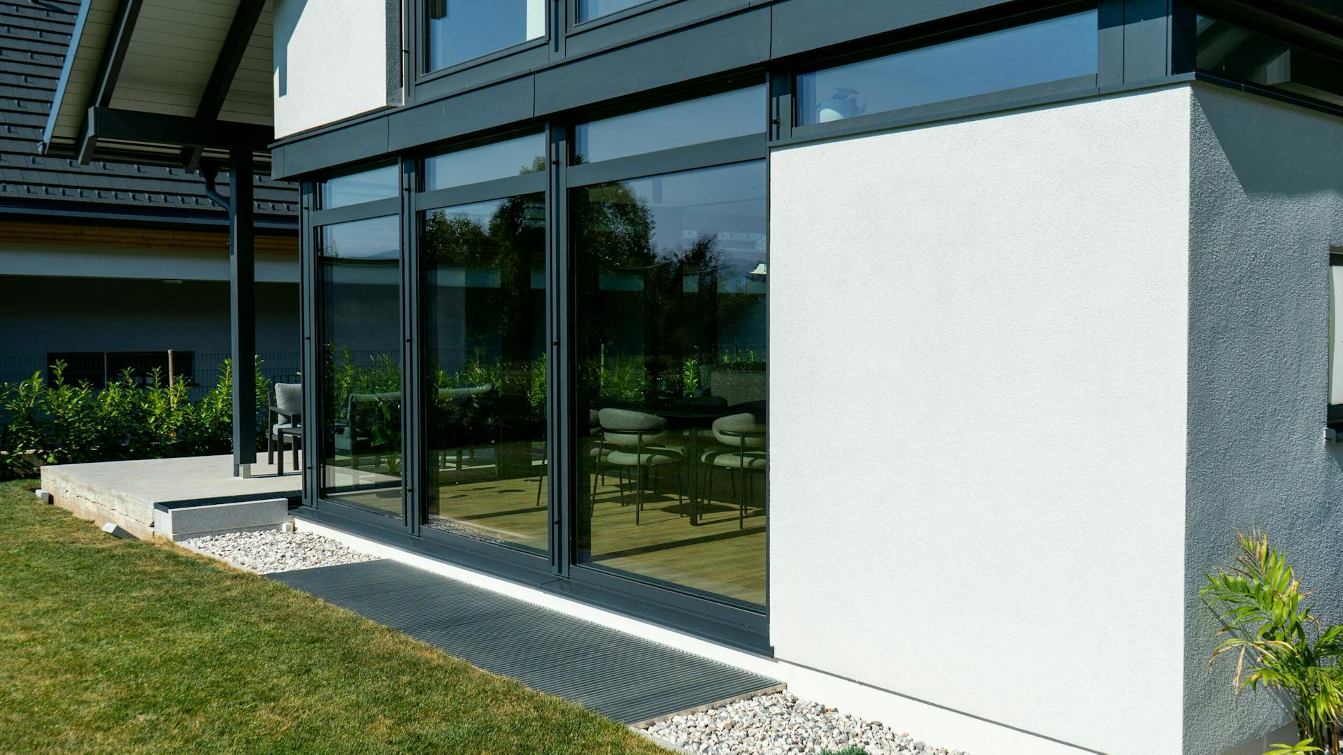 Holz-Glas-Haus