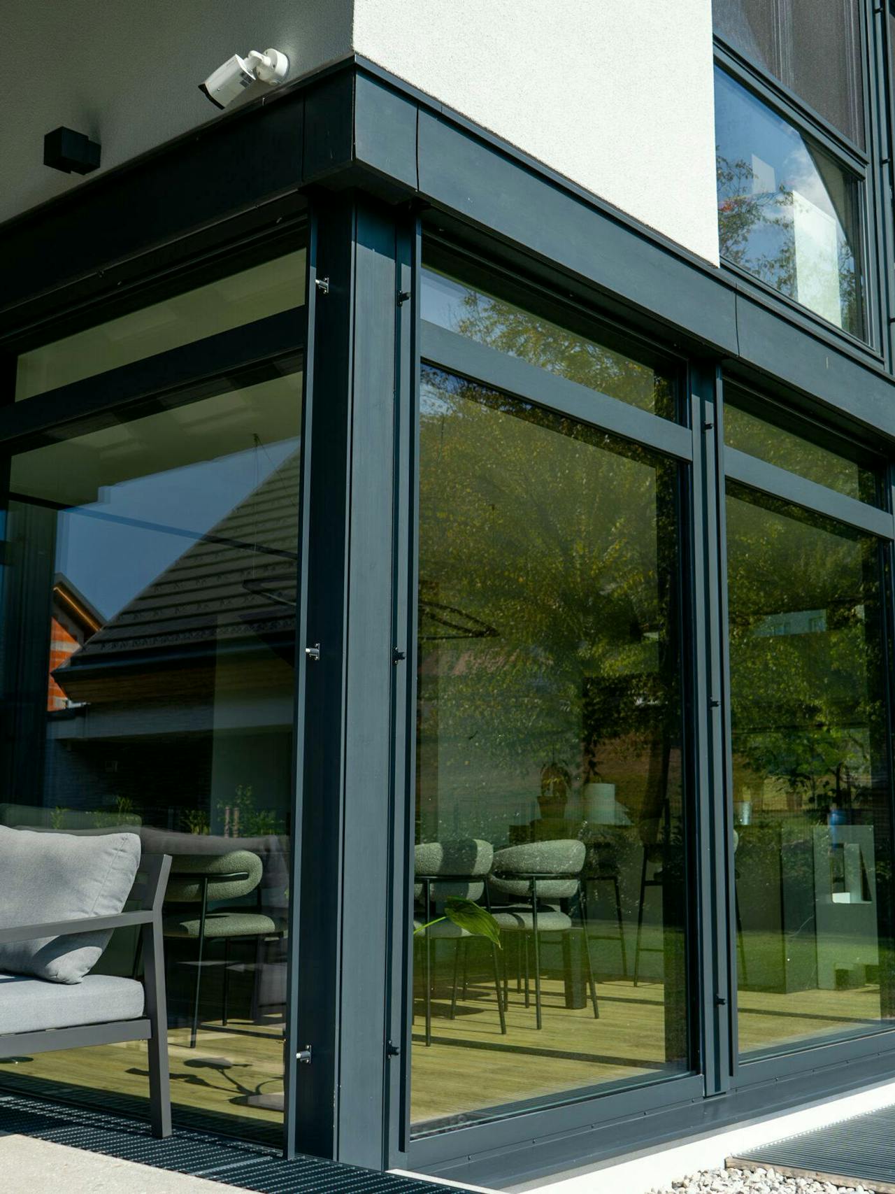 Überdachte Terrasse