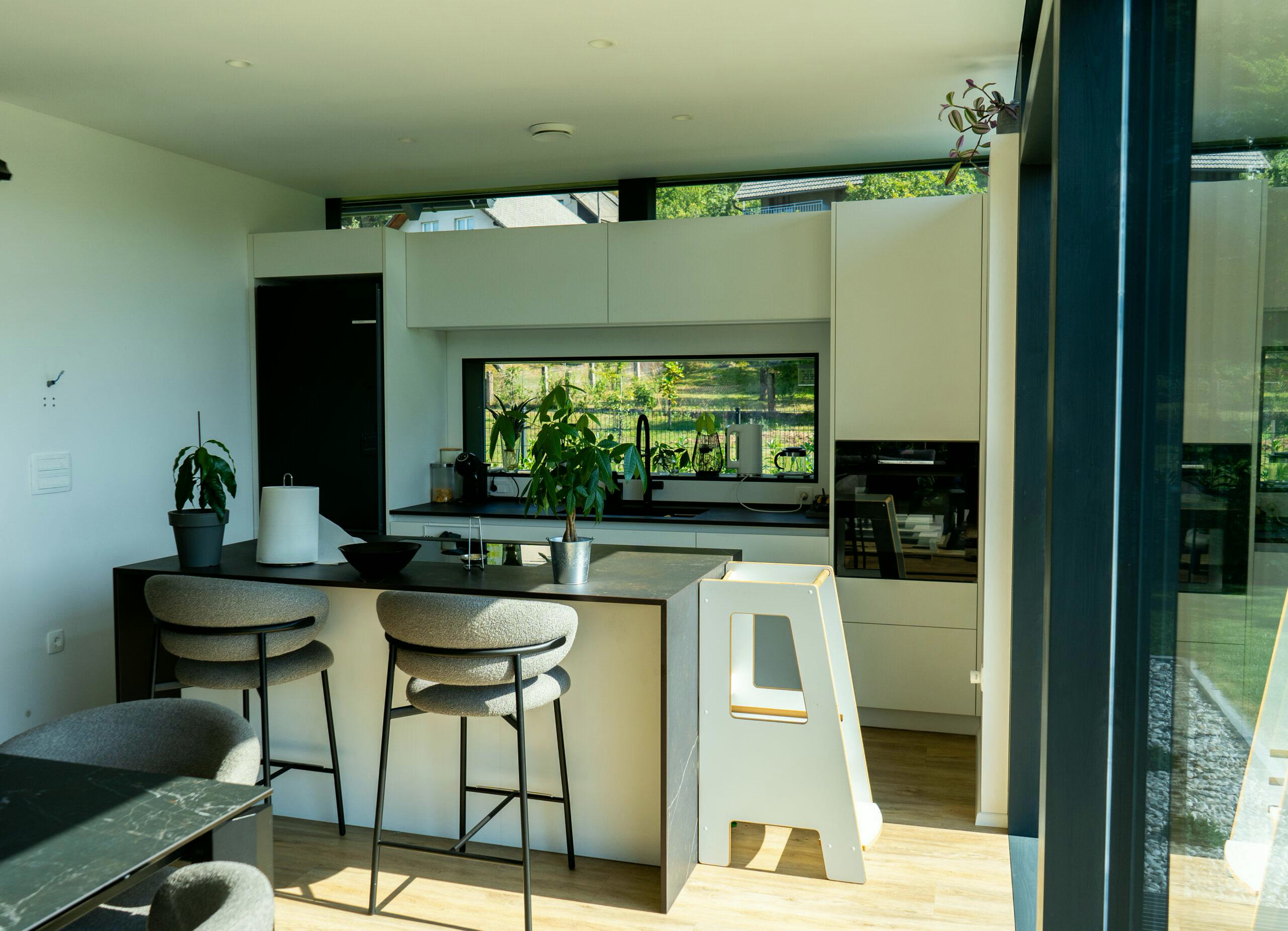 Open-plan living area