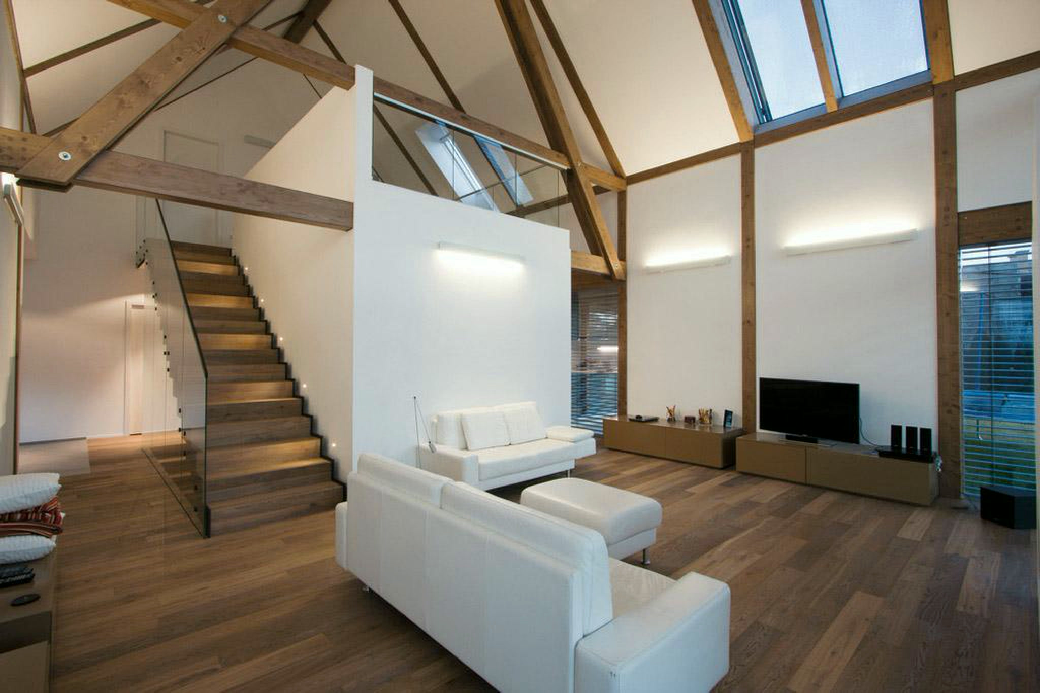 Open-plan living area