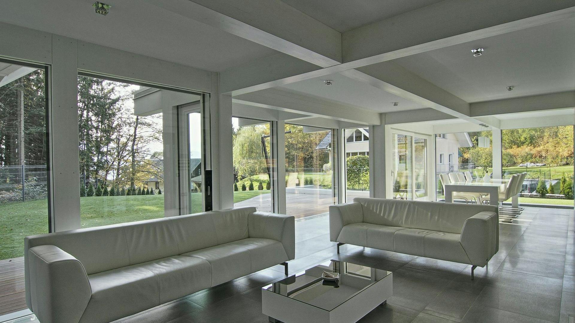 Open-plan living area
