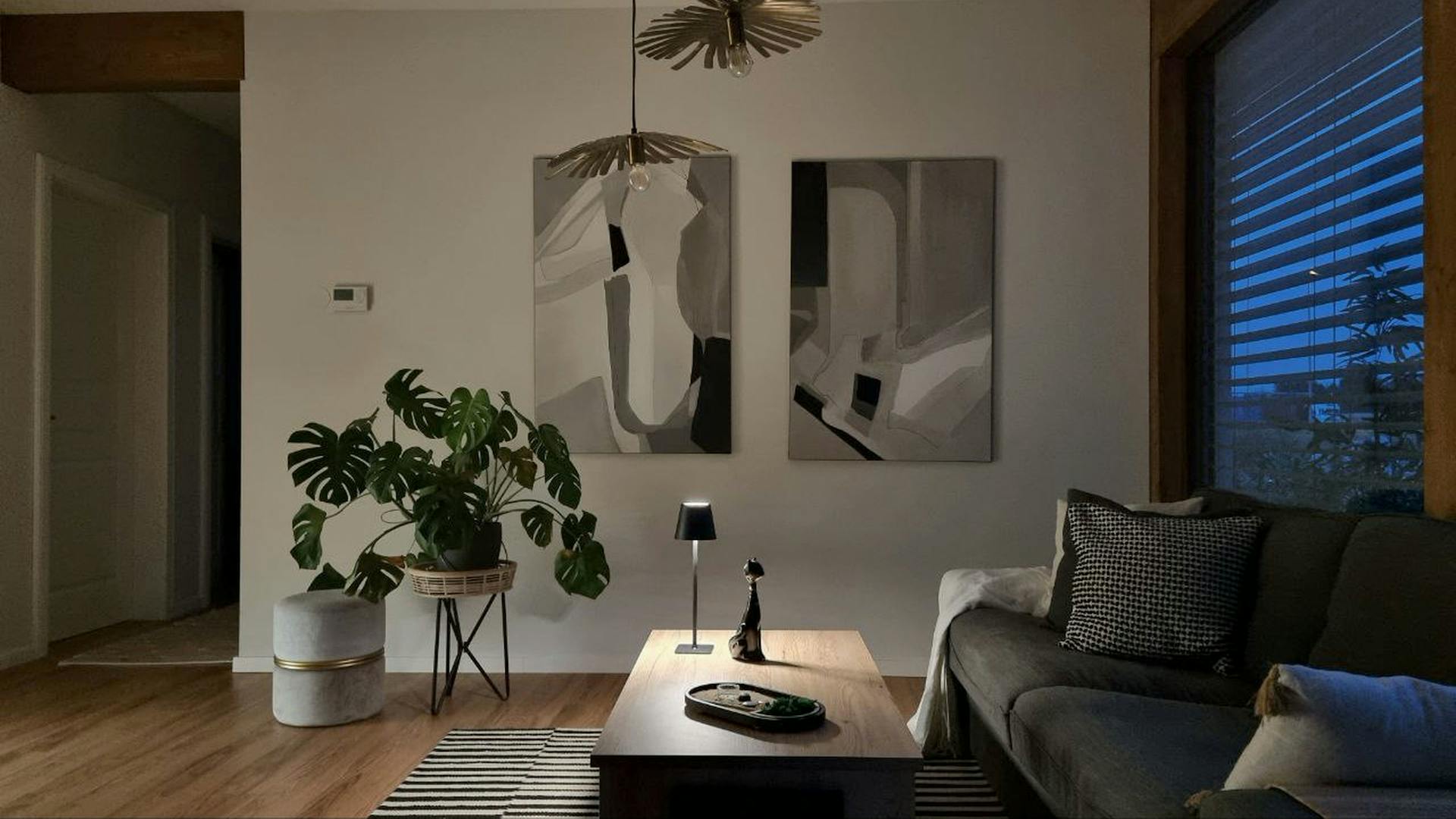 Open-plan living area