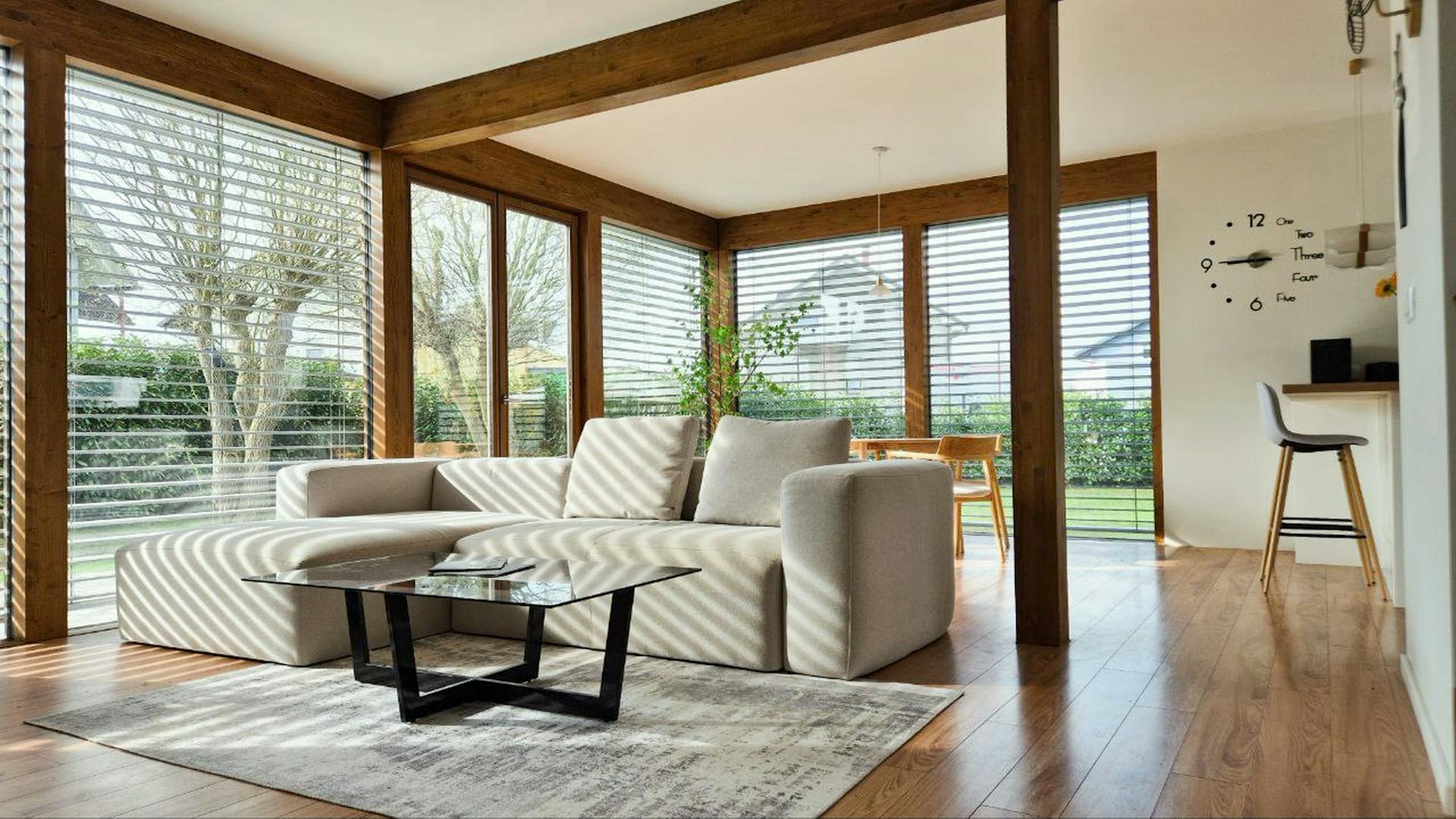 Open-plan living area