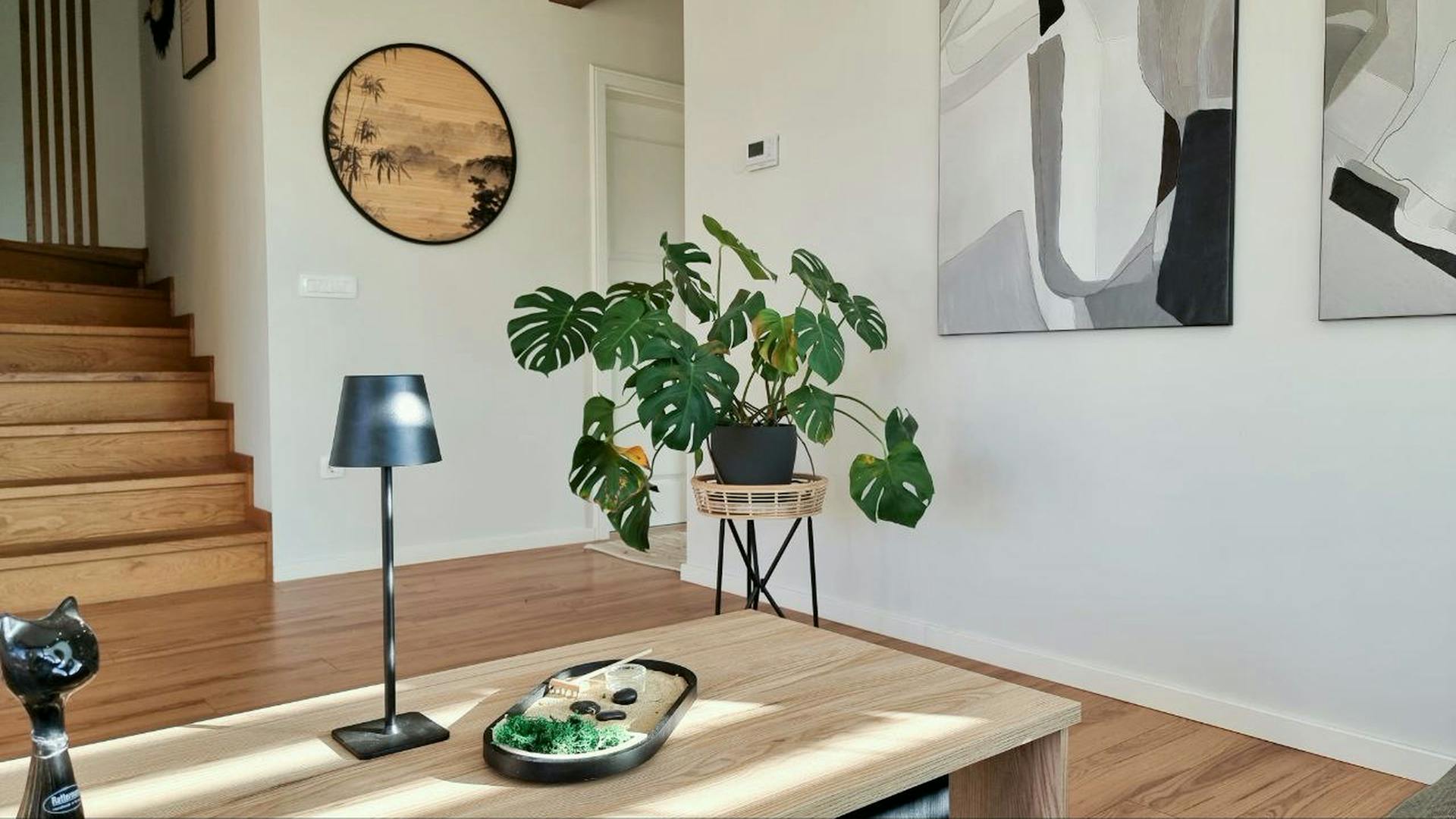 Open-plan living area