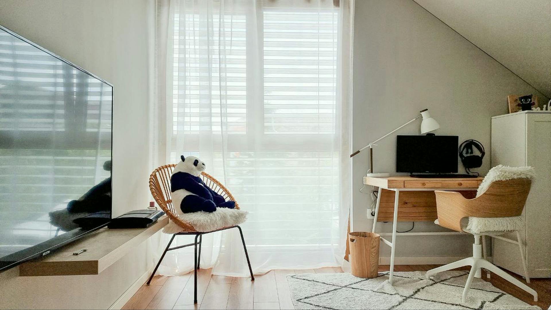 Bright, open children’s room