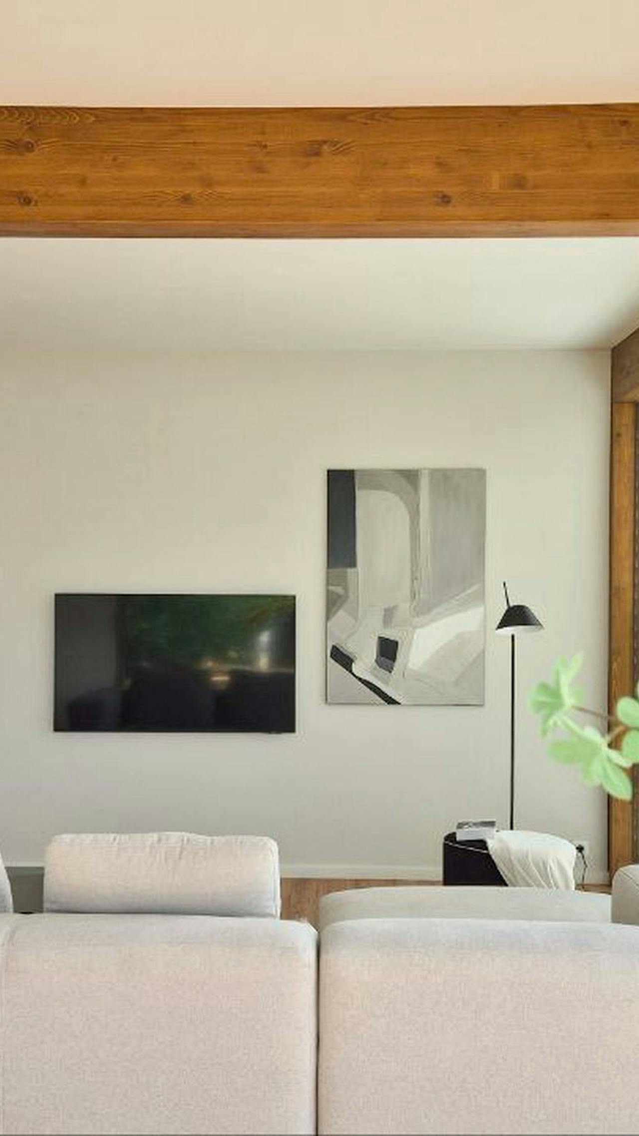 VITA NOVA in natural tones – interior and connection to the outdoors