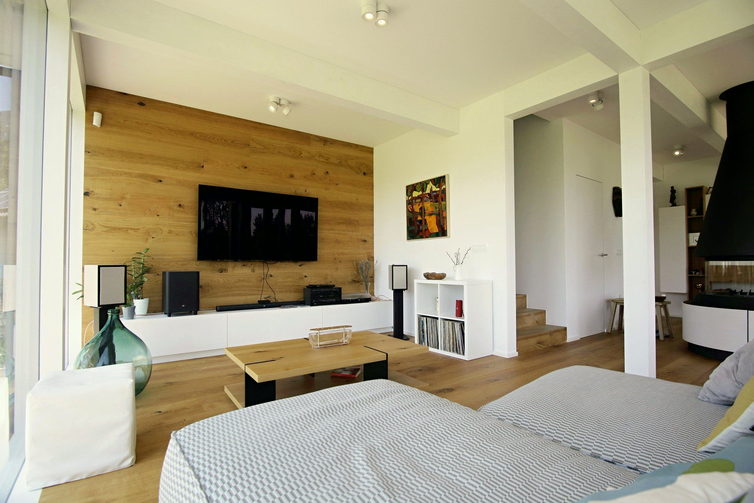 Open-plan living area