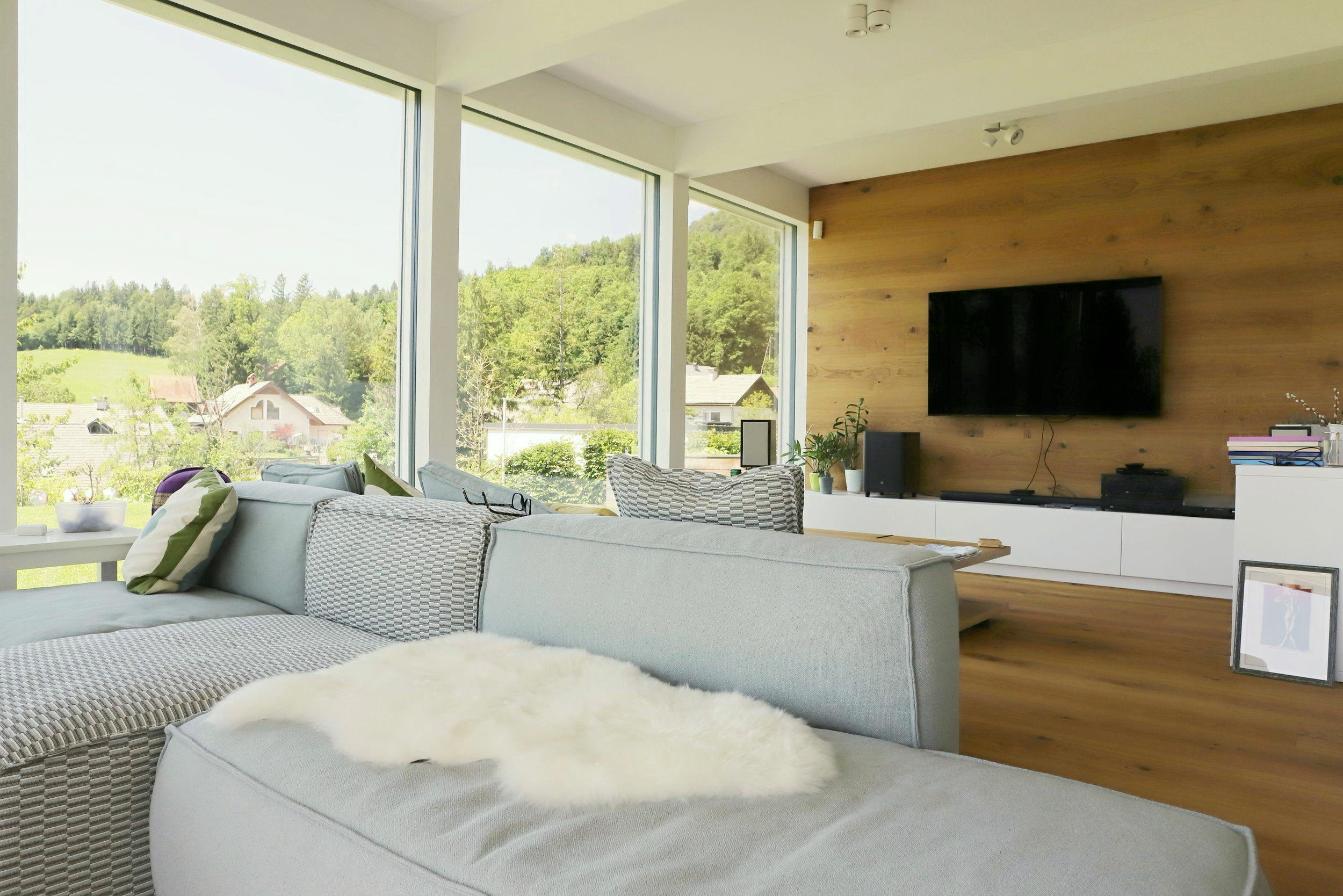 Open-plan living area