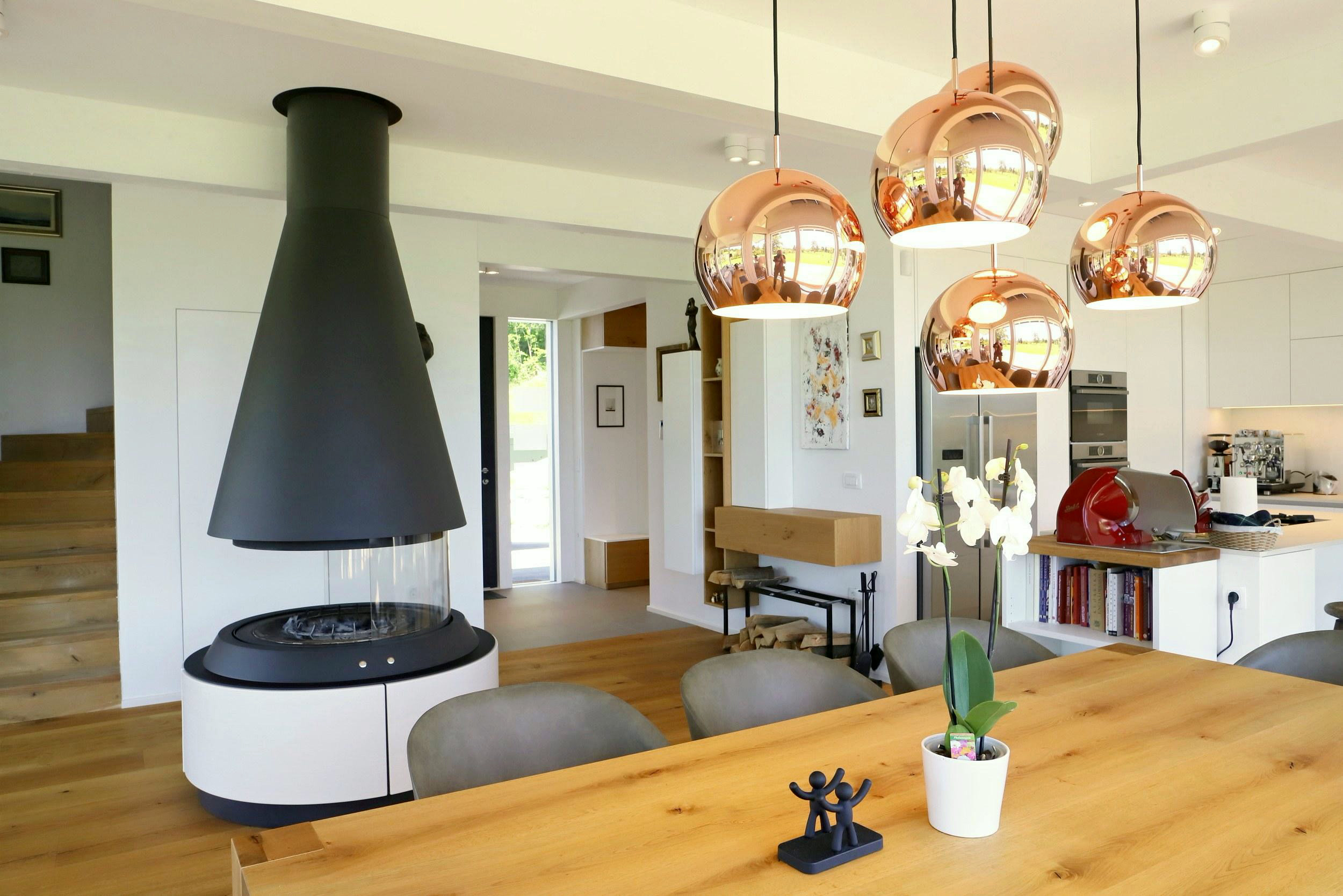Open-plan living area