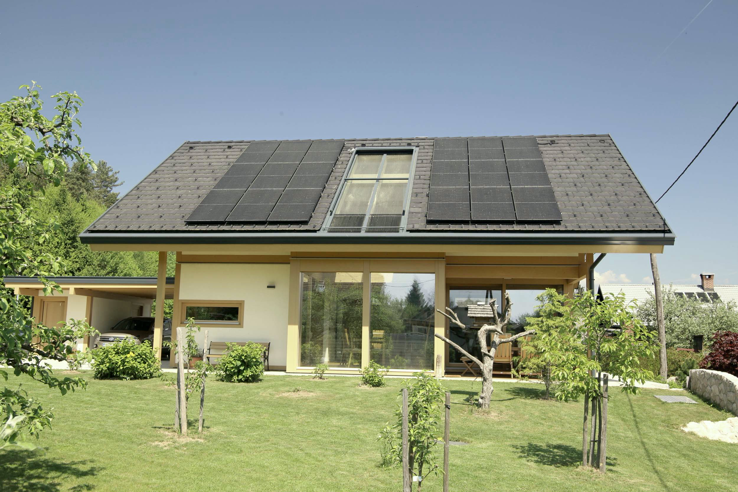 Holz-Glas-Haus