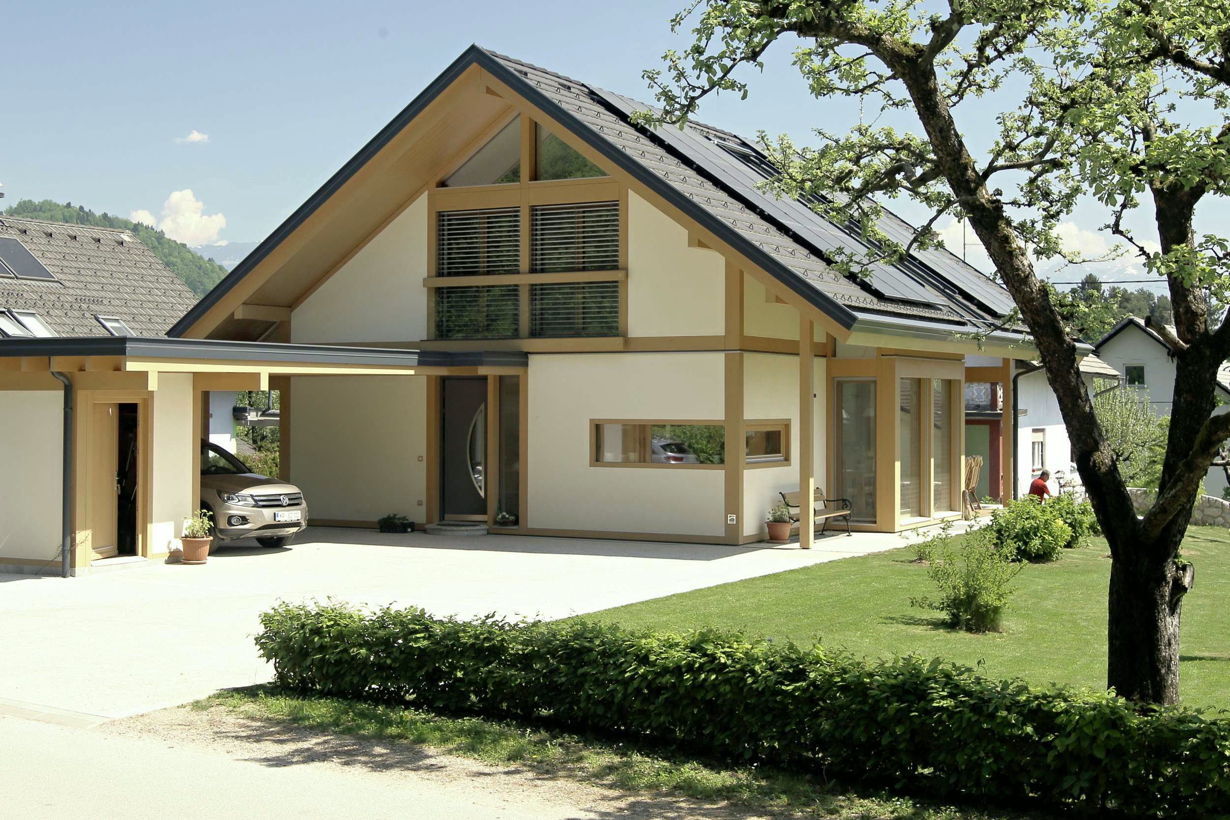 Holz-Glas-Haus