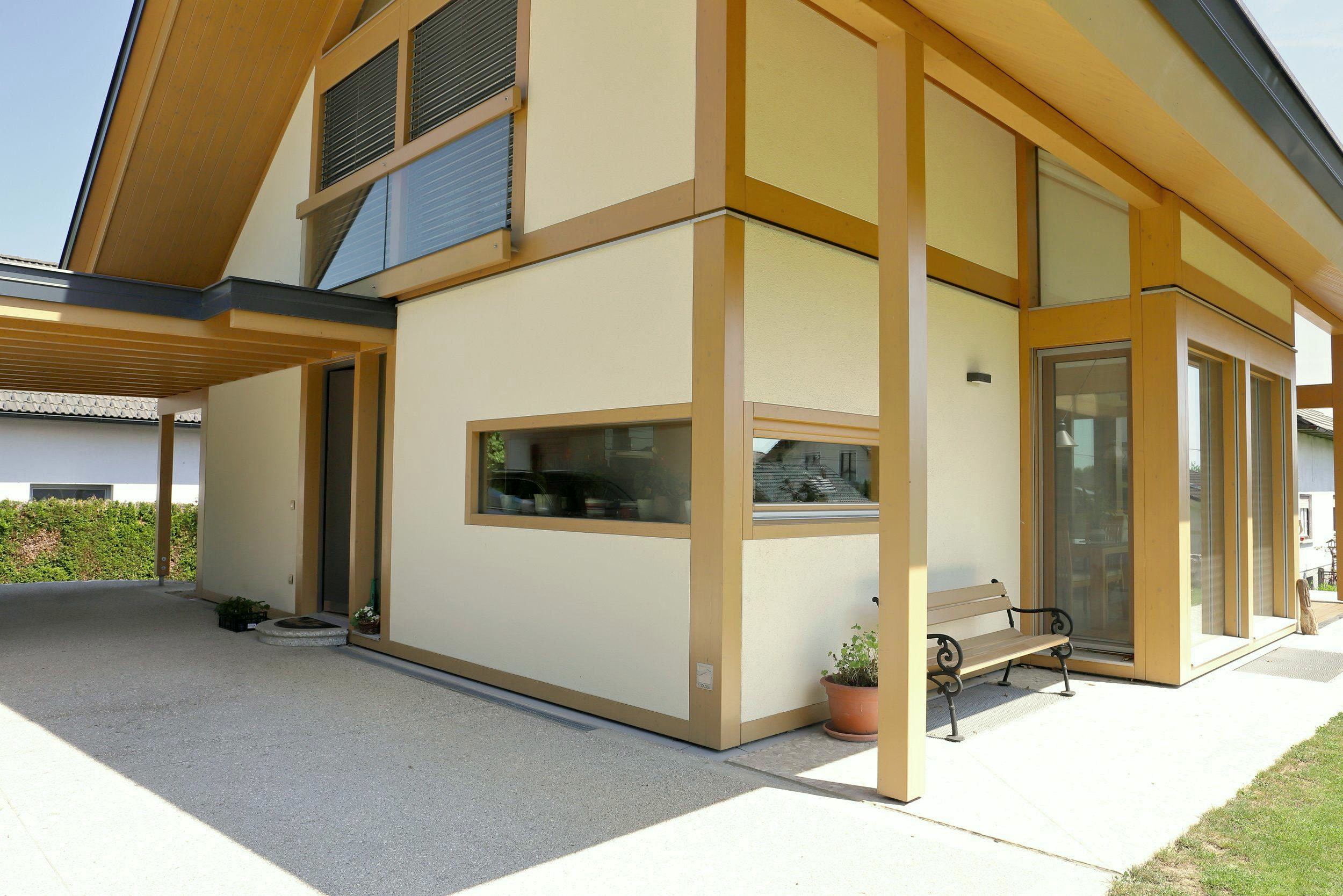 Holz-Glas-Haus