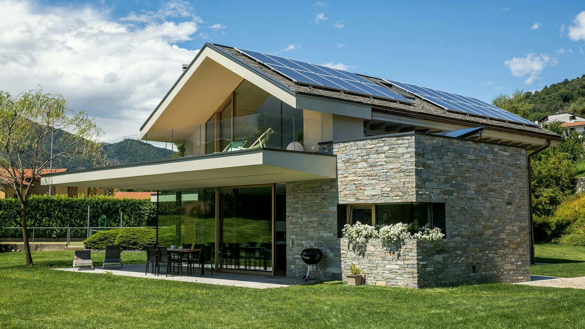 Timber-and-glass house