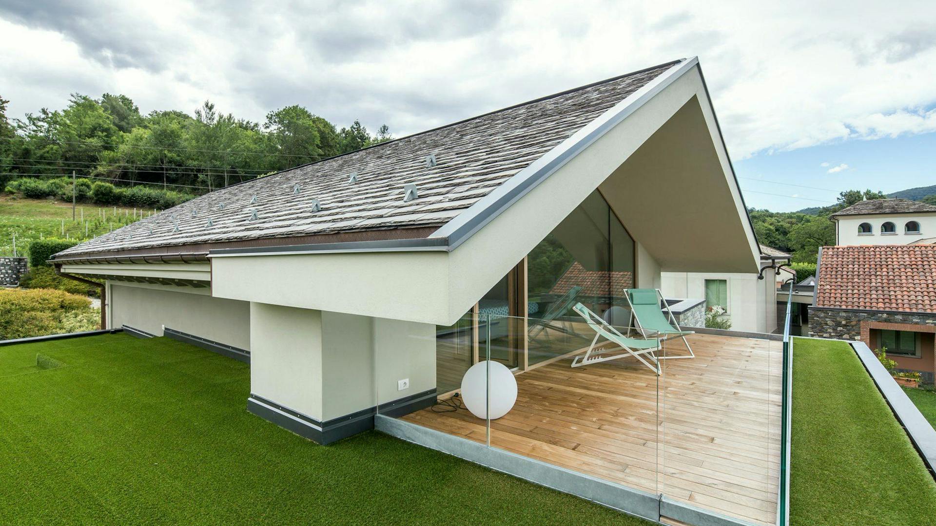 Timber-and-glass house