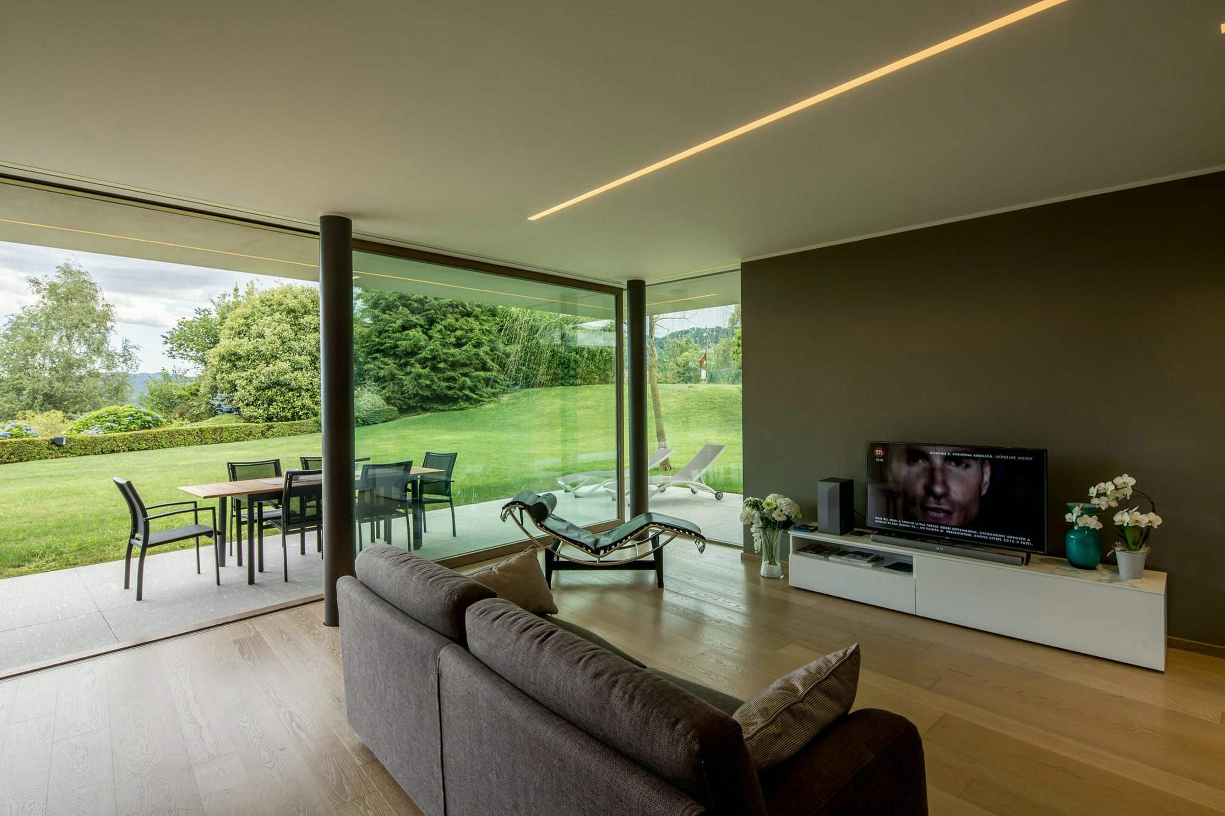 Open-plan living area