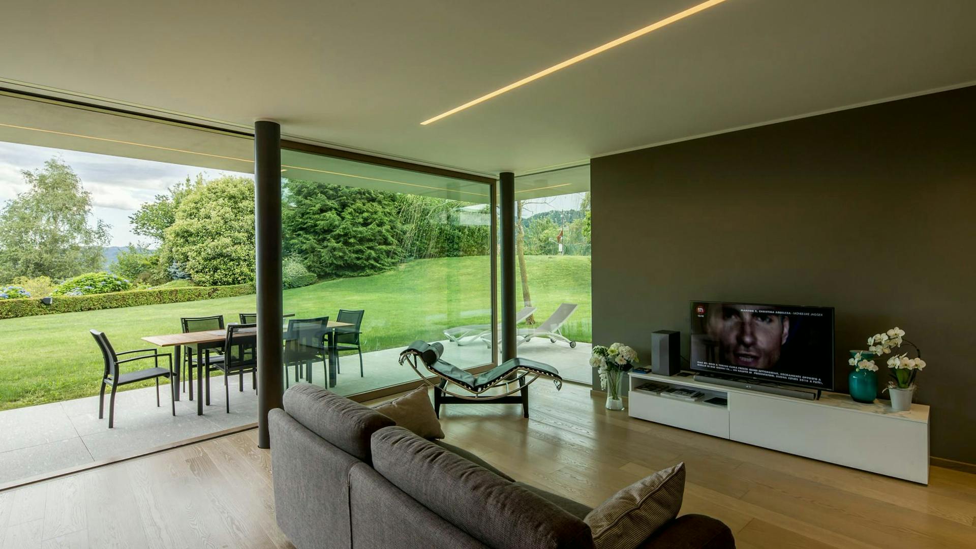 Open-plan living area