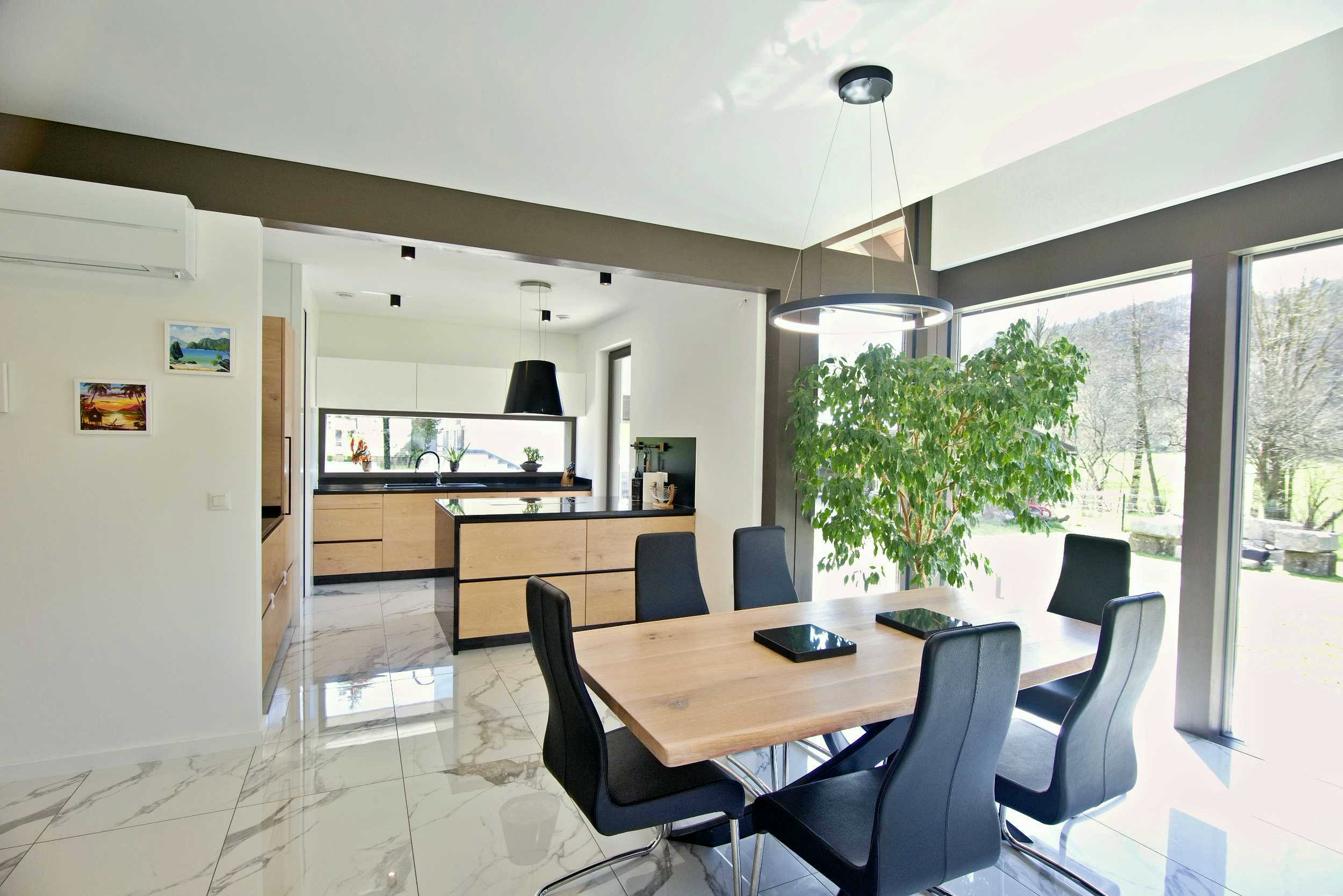 Open-plan living area