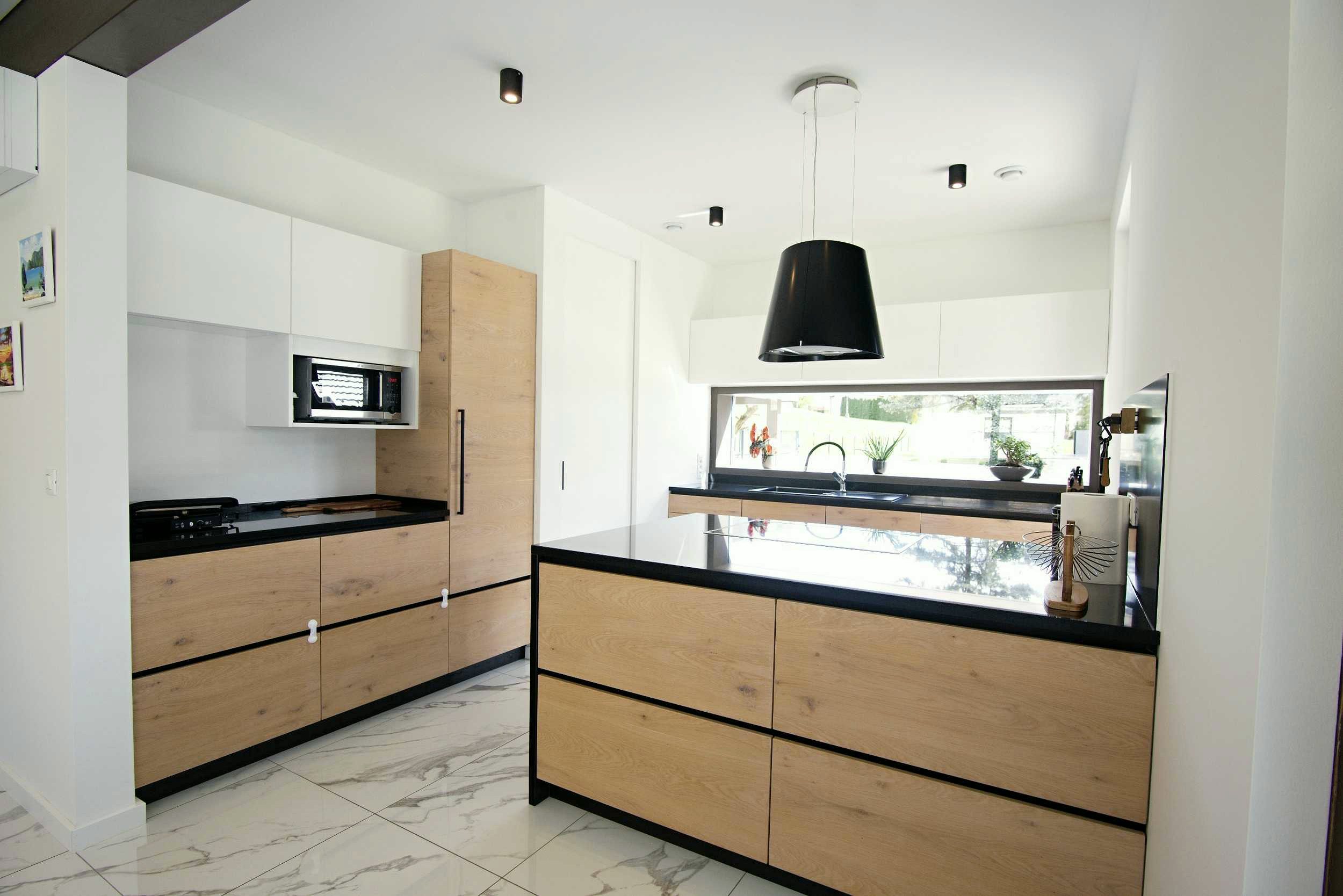 Kitchen with a window