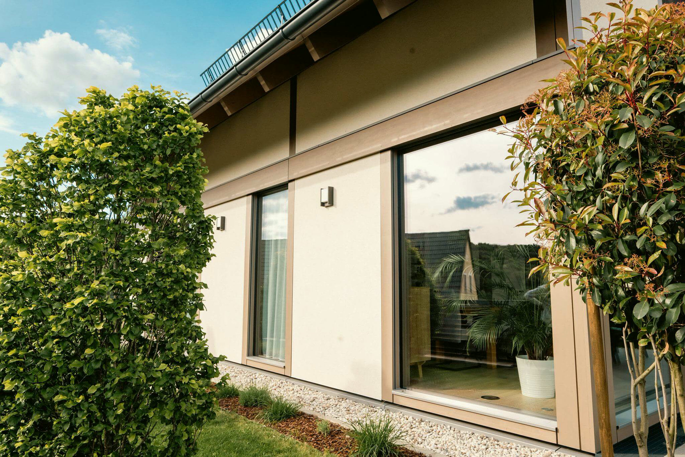 Holz-Glas-Haus