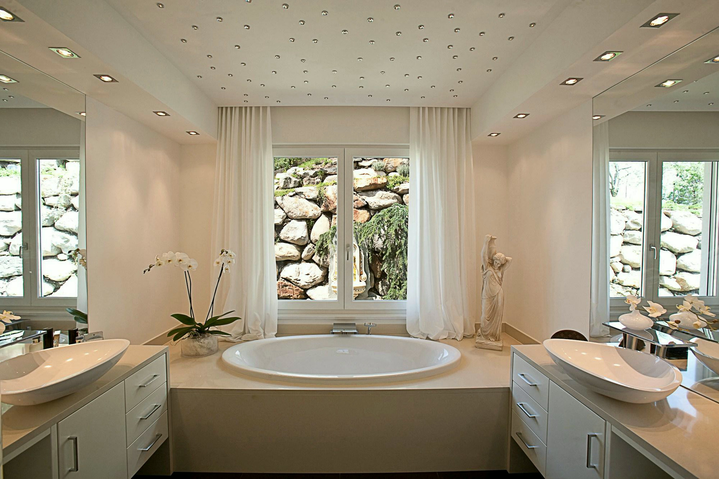 Bathroom with a view