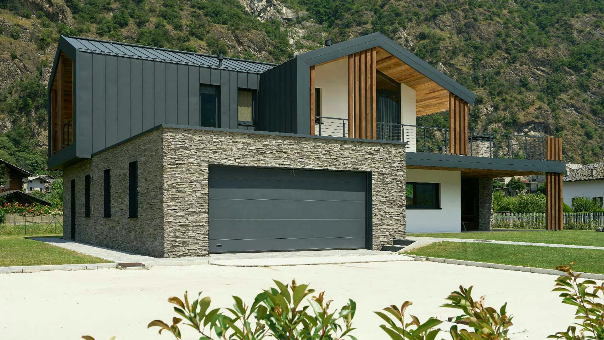 Holz-Glas-Haus