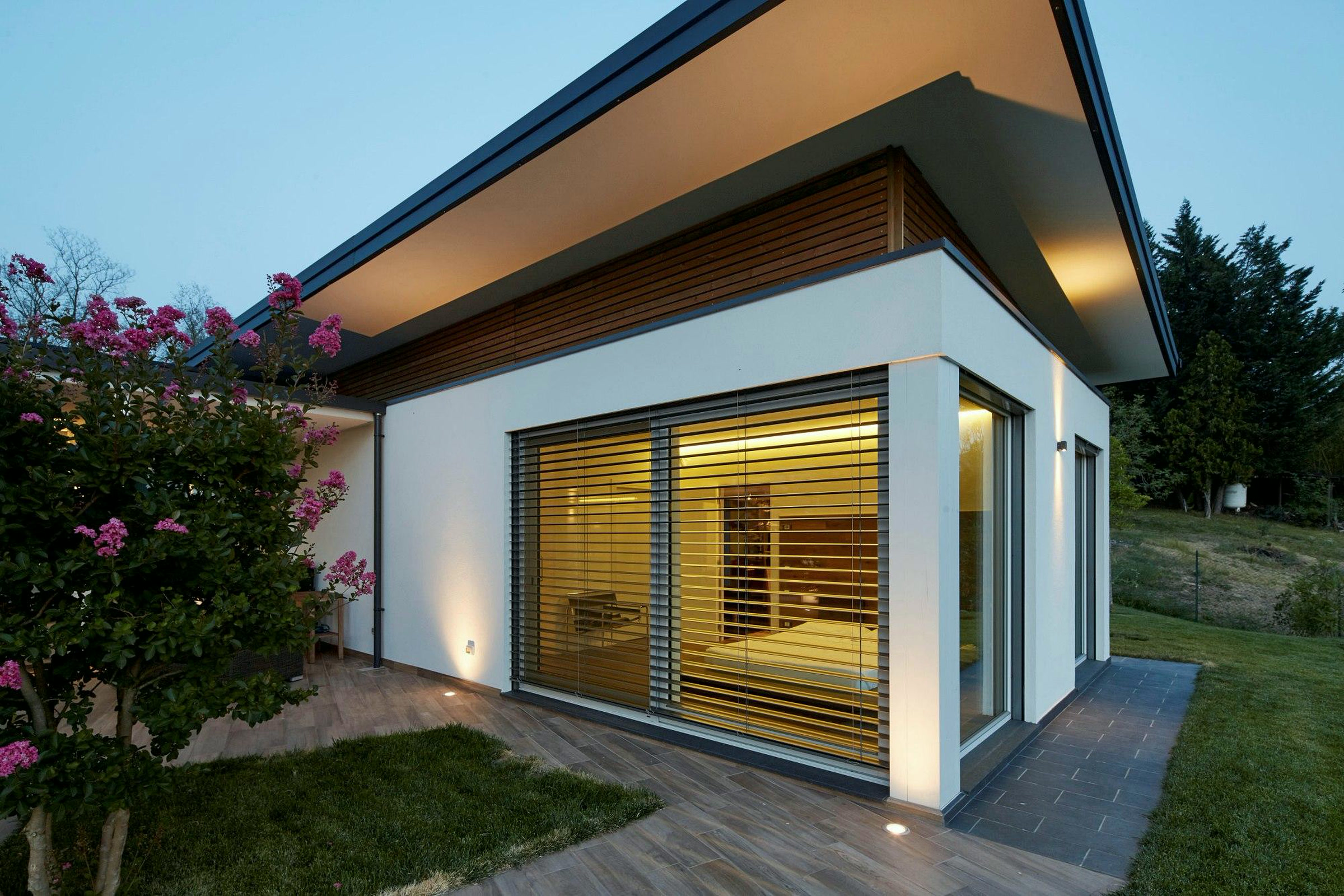 Timber-and-glass house