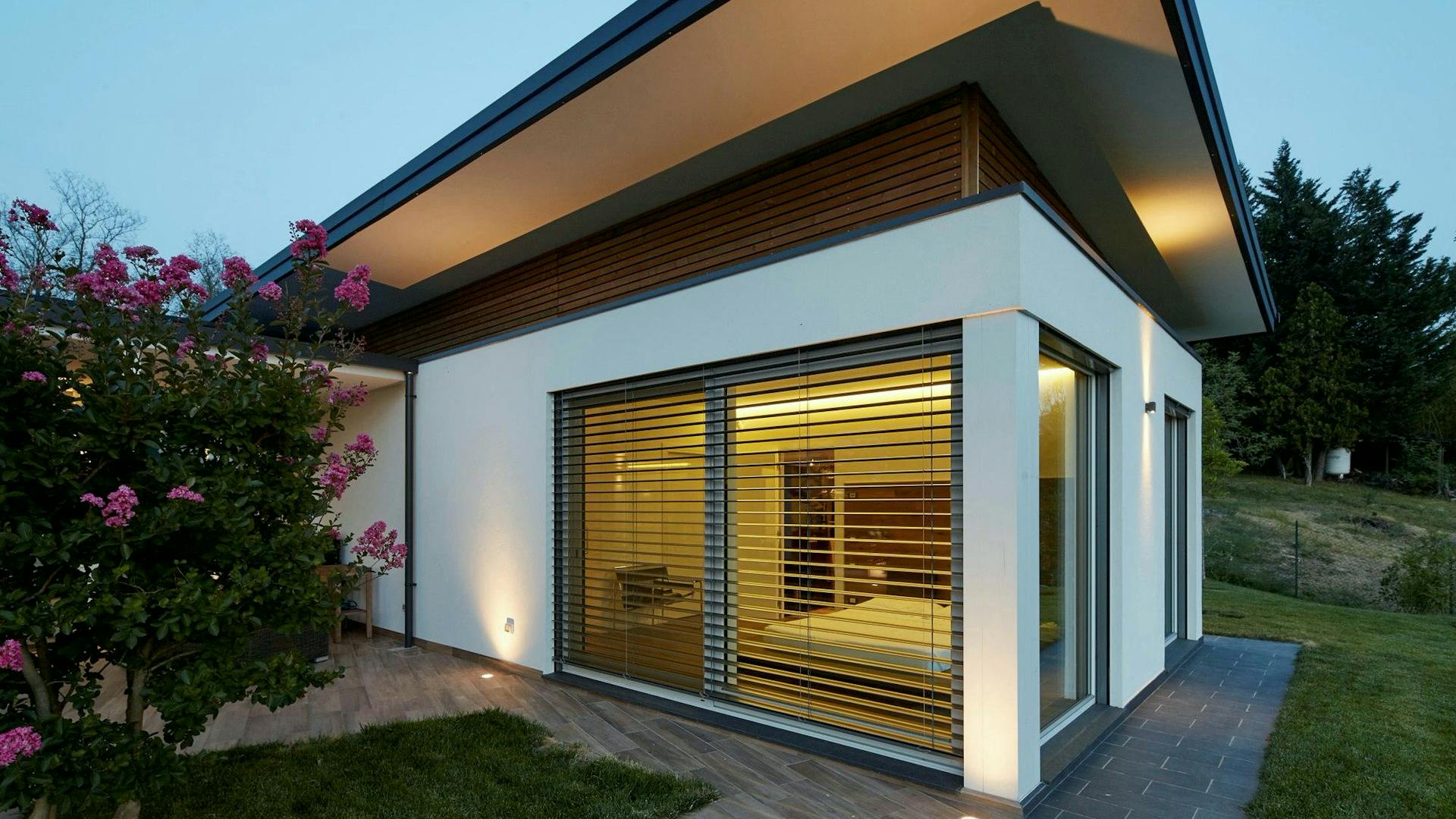 Timber-and-glass house