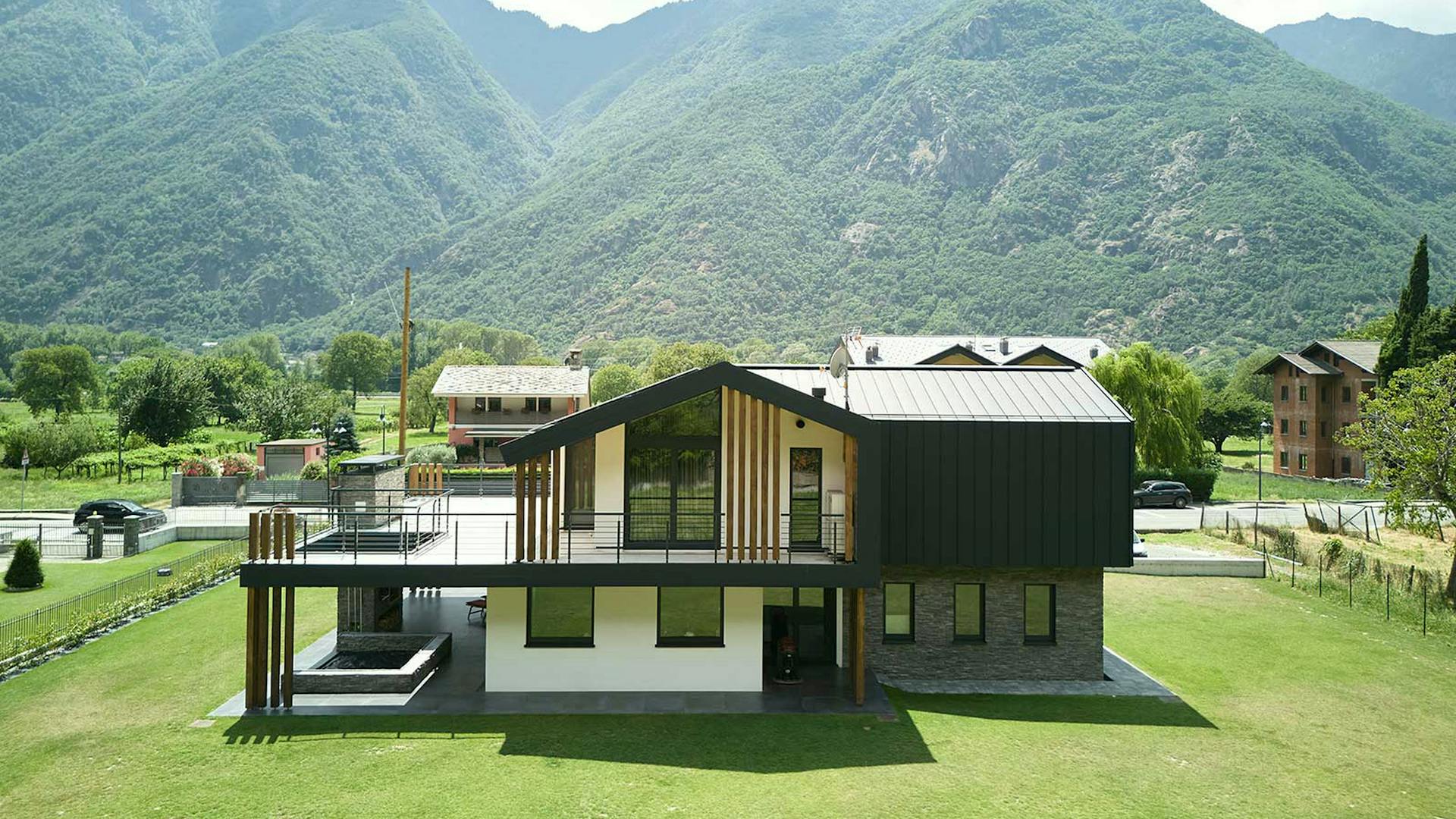 Holz-Glas-Haus