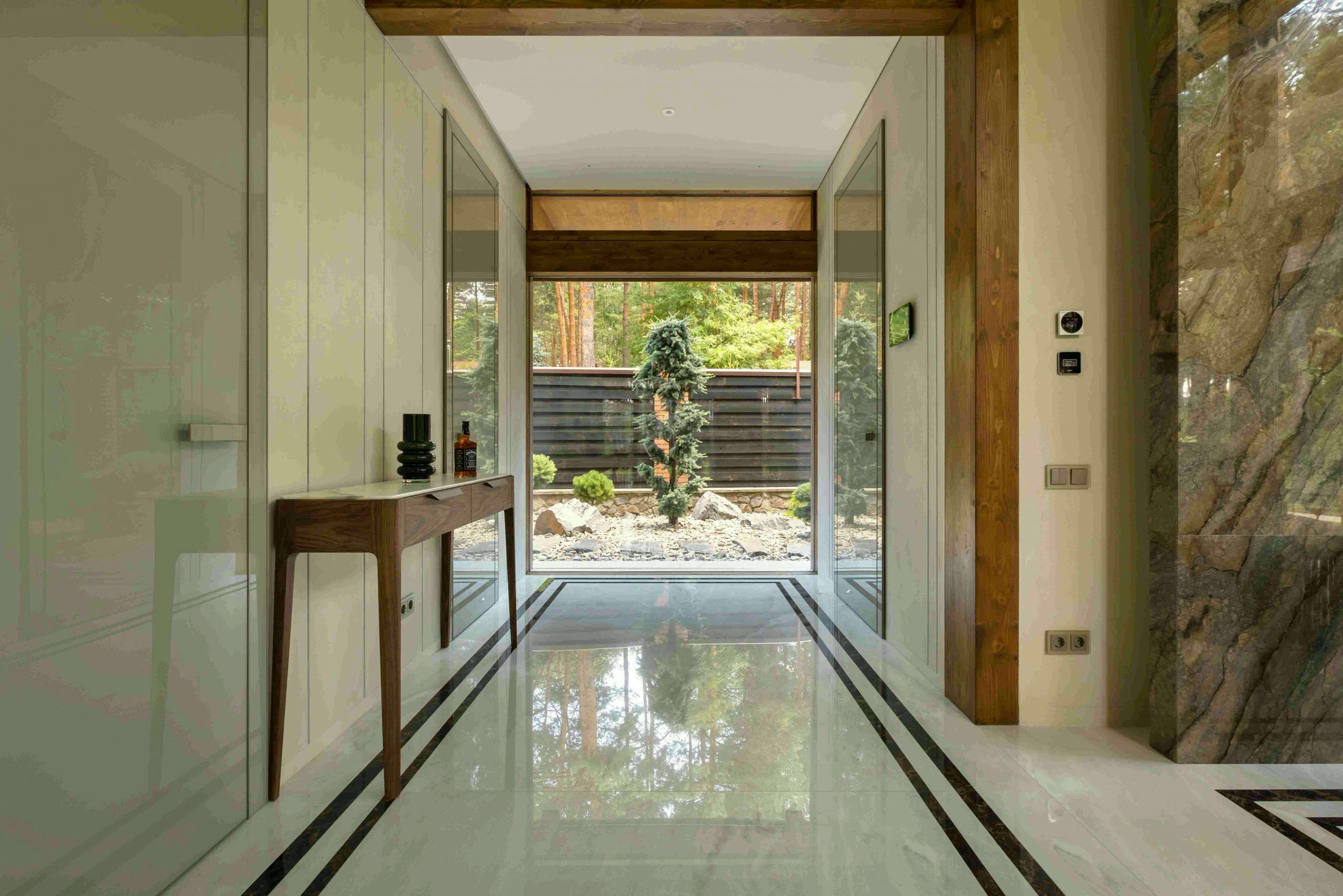 Hallway with a view