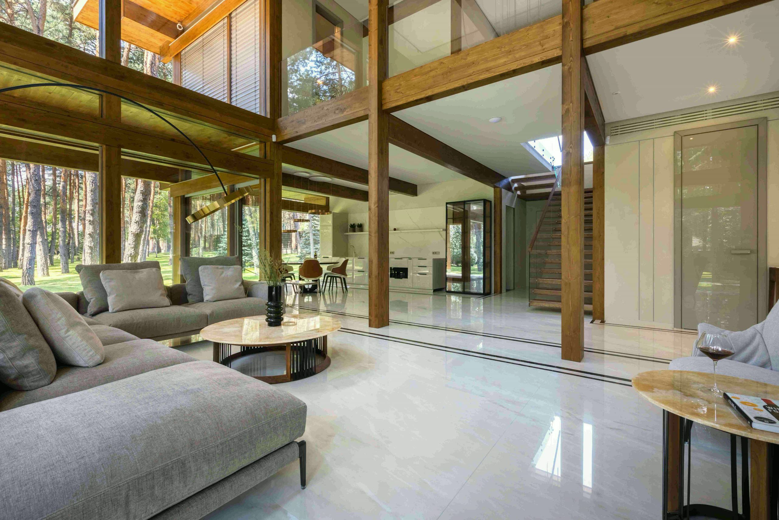 Open-plan living area