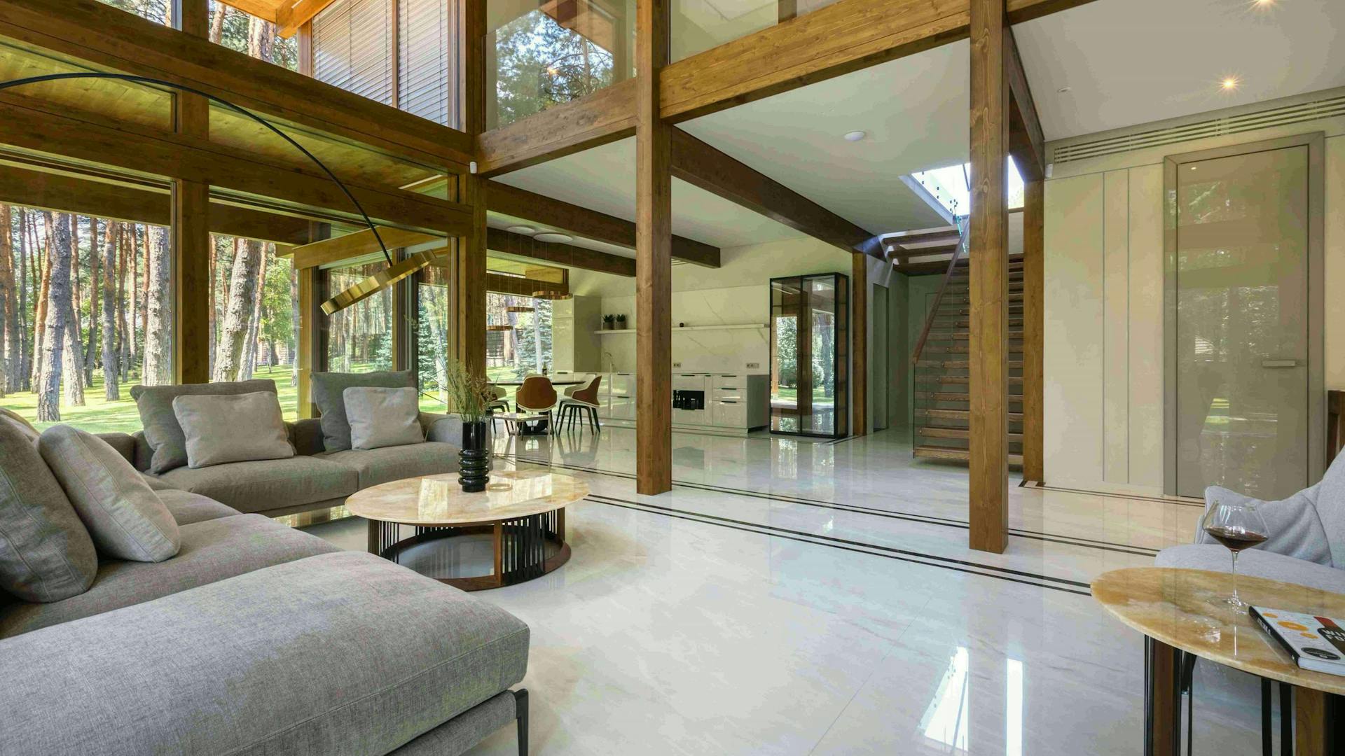 Open-plan living area