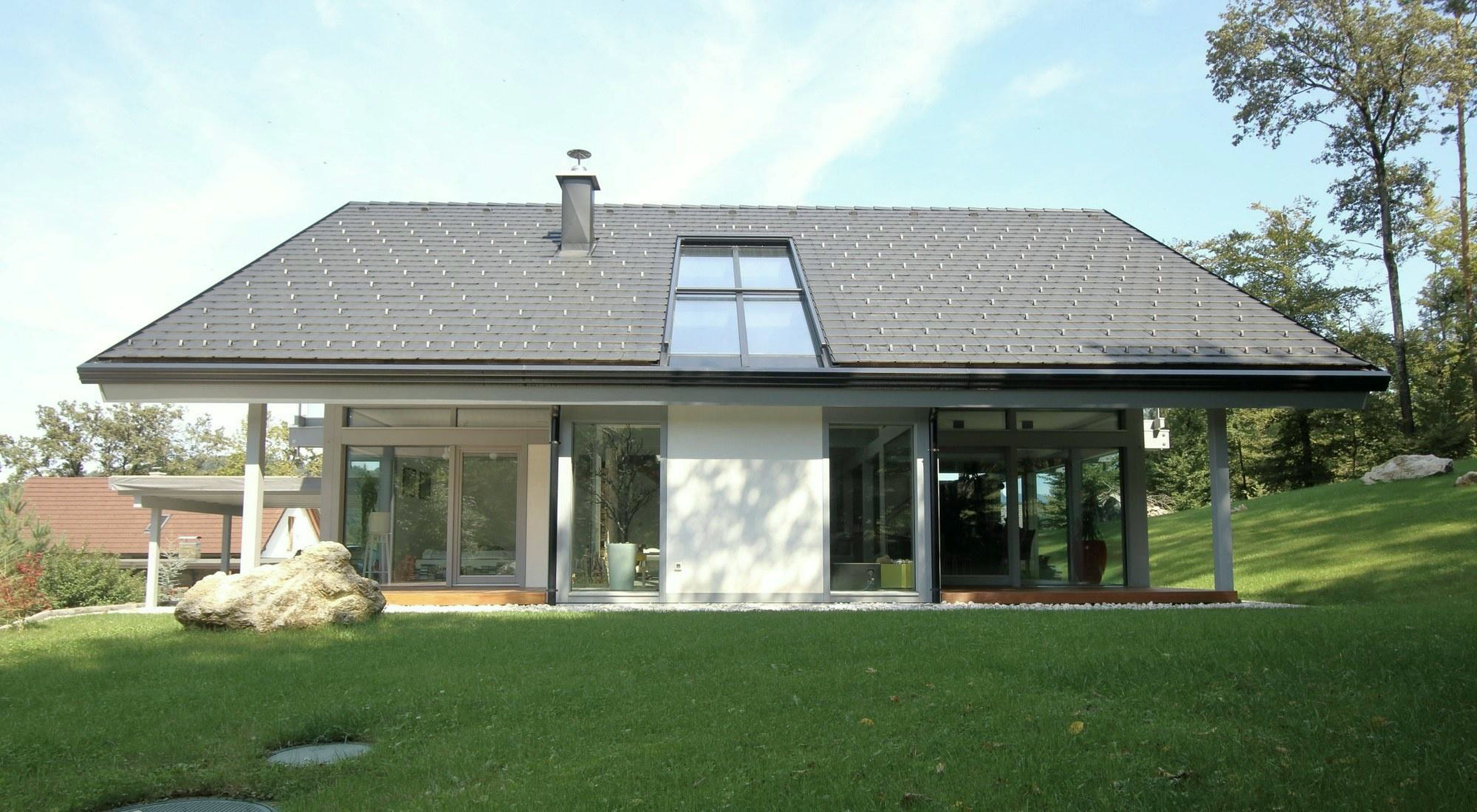 Holz-Glas-Haus